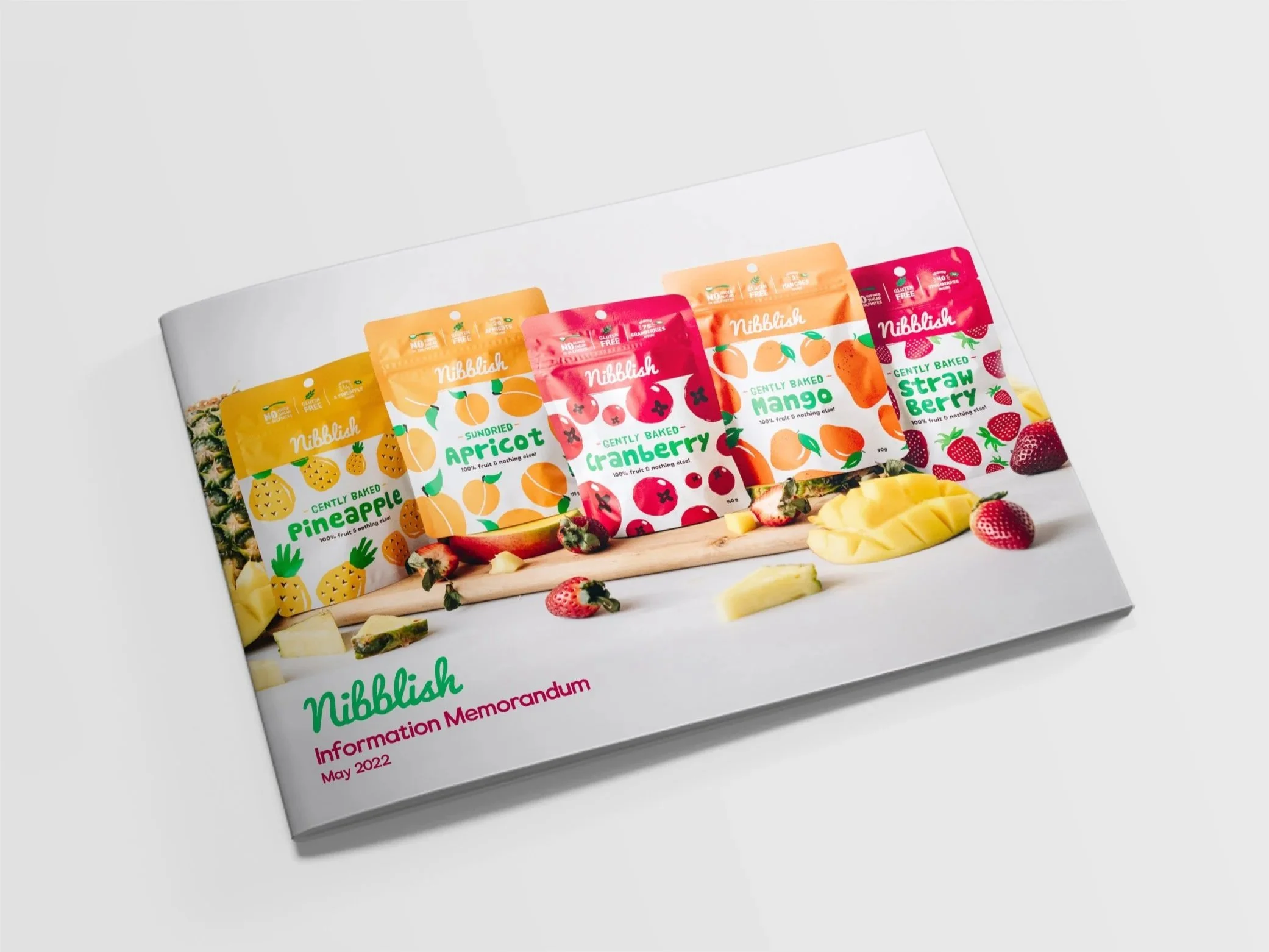 Nibblish Print Design for their Information Memorandum