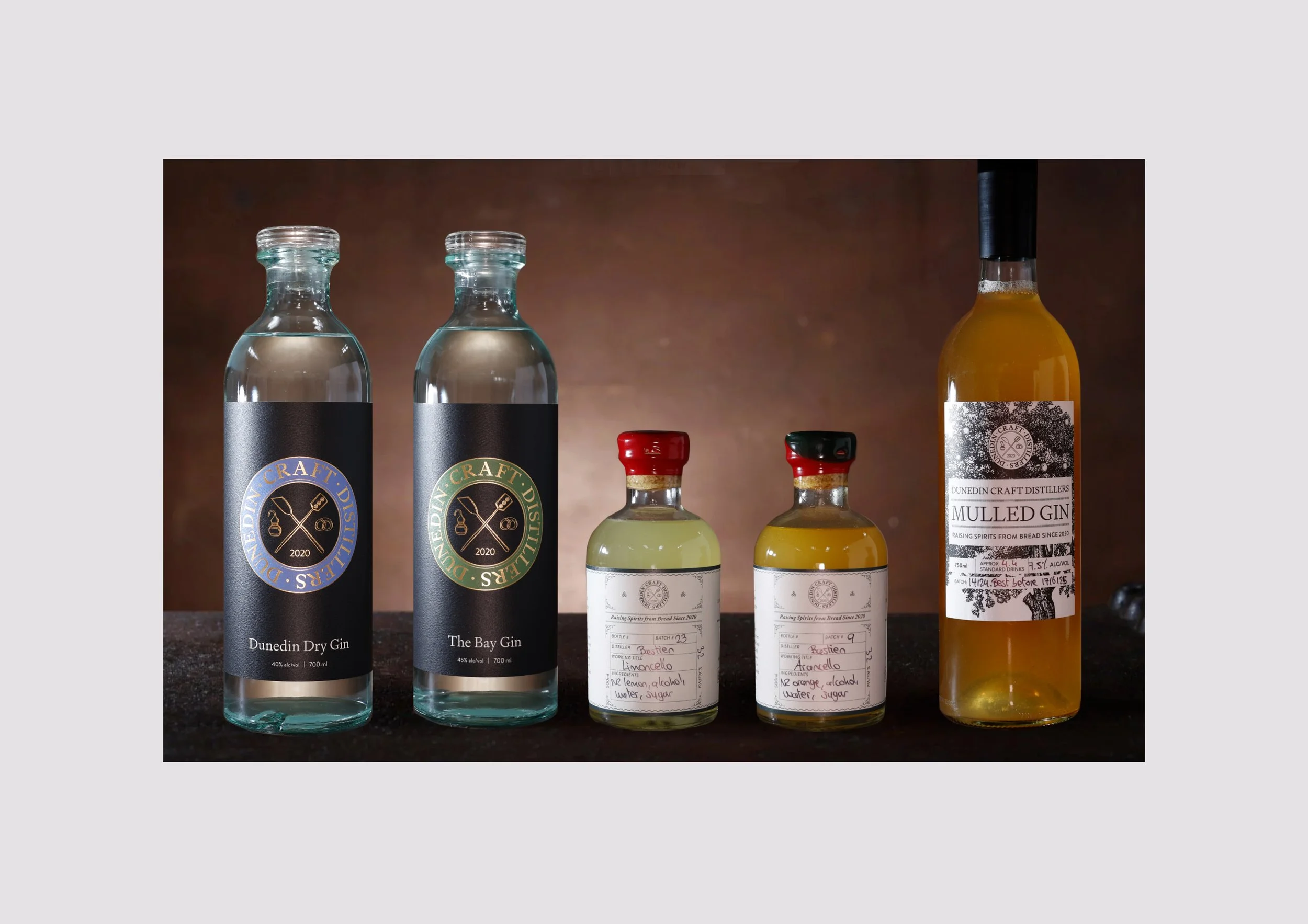 Dunedin Craft Distillers Branding