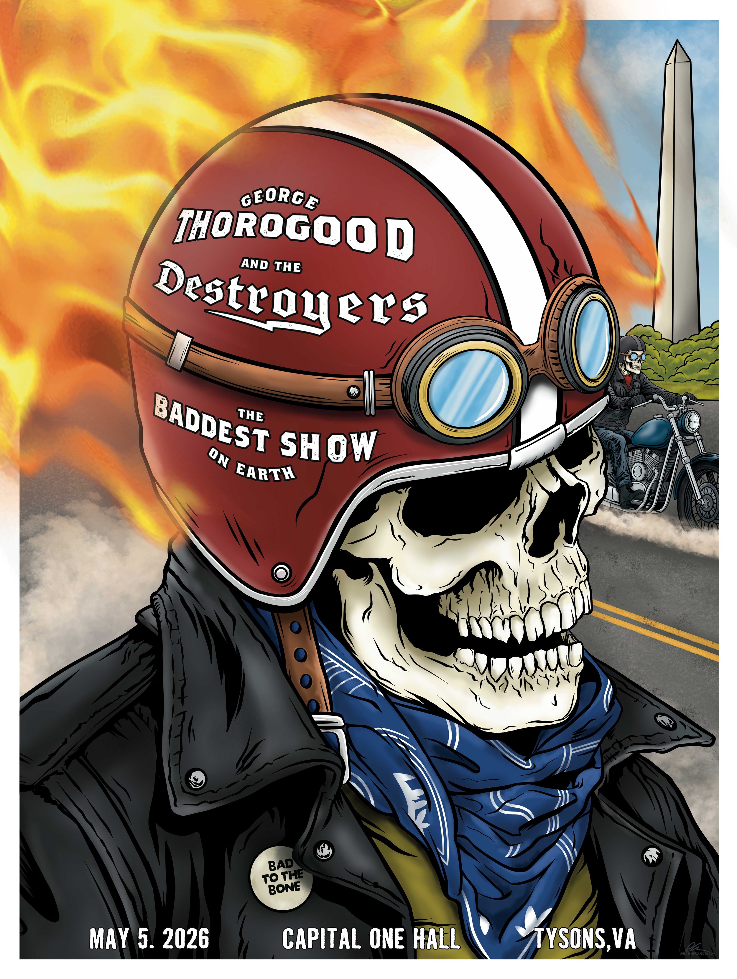 George Thorogood and the Destroyers, Tysons, VA 5/5/26
18" x 24"