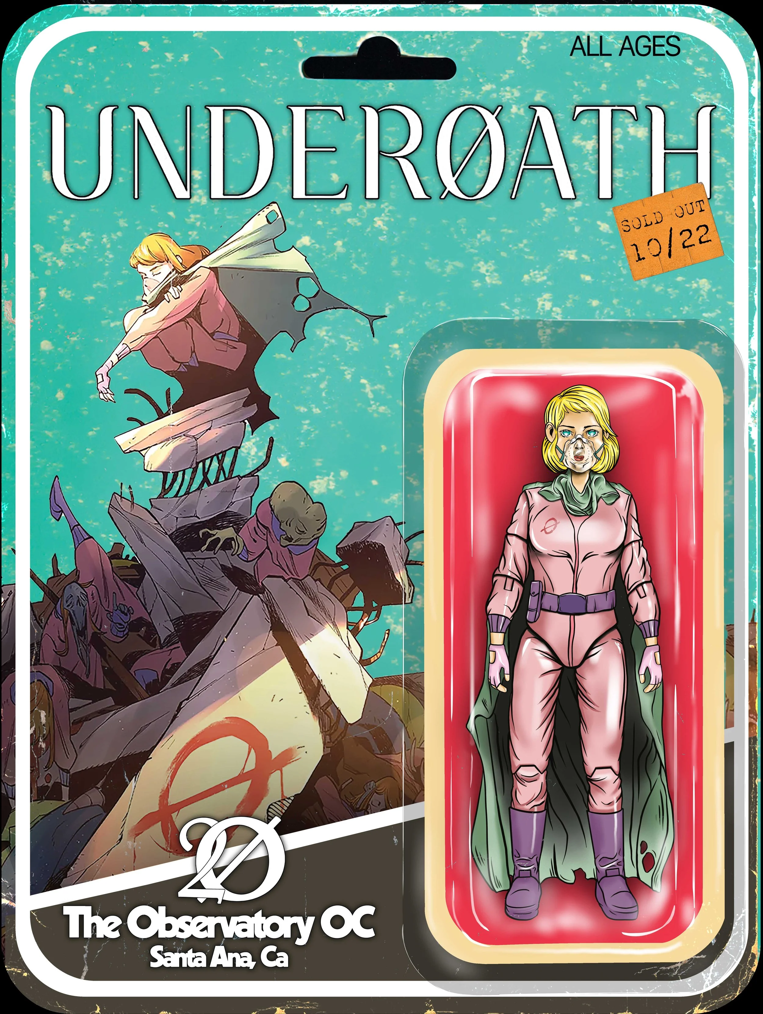 Underoath, The Observatory OC, Santa Ana, CA 10/22/24 
18"x 24"