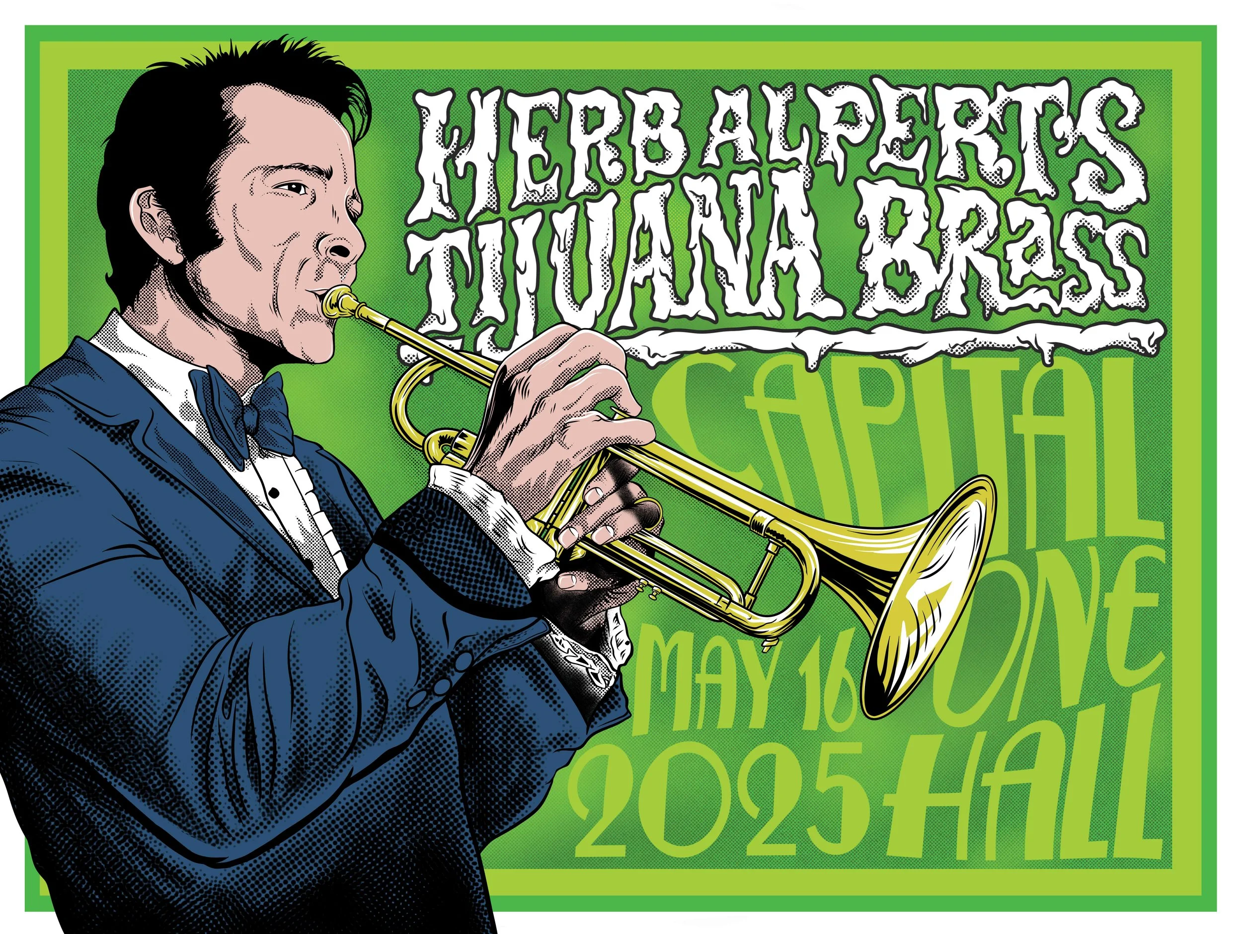 Herb Alperts Tijuana Brass, Capital One Hall, Tysons, VA 5/16/25
24" x 18"