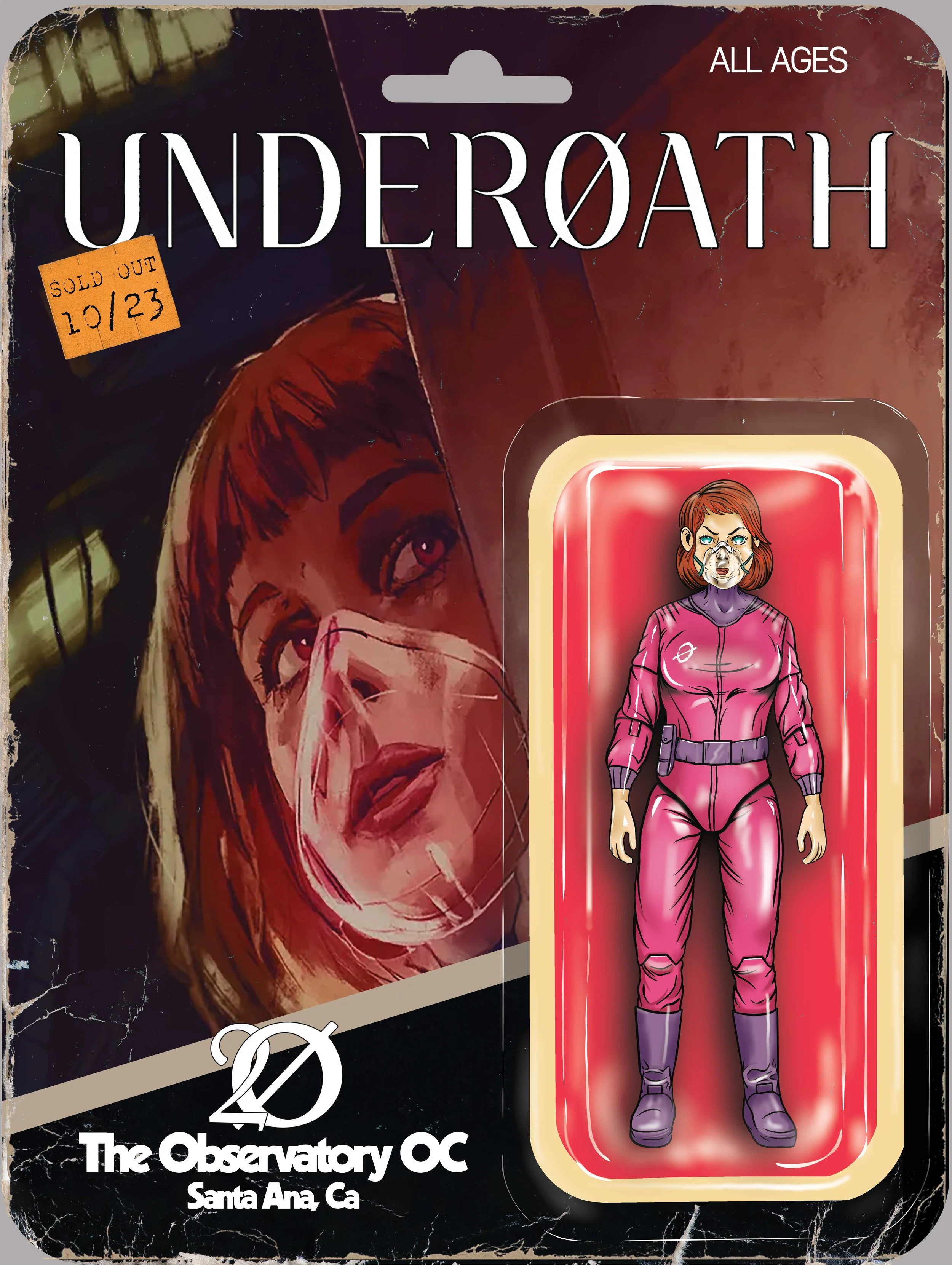 Underoath, The Observatory OC, Santa Ana, CA 10/23/24 
18"x 24"