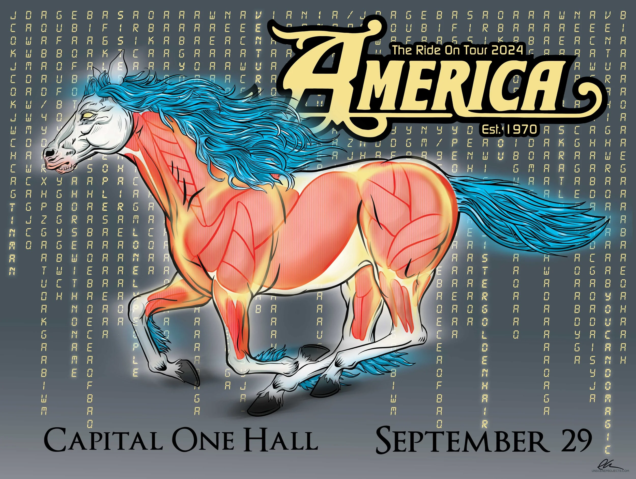 America, Capital One Hall, Tysons, VA 9/29/24
24" x 18"