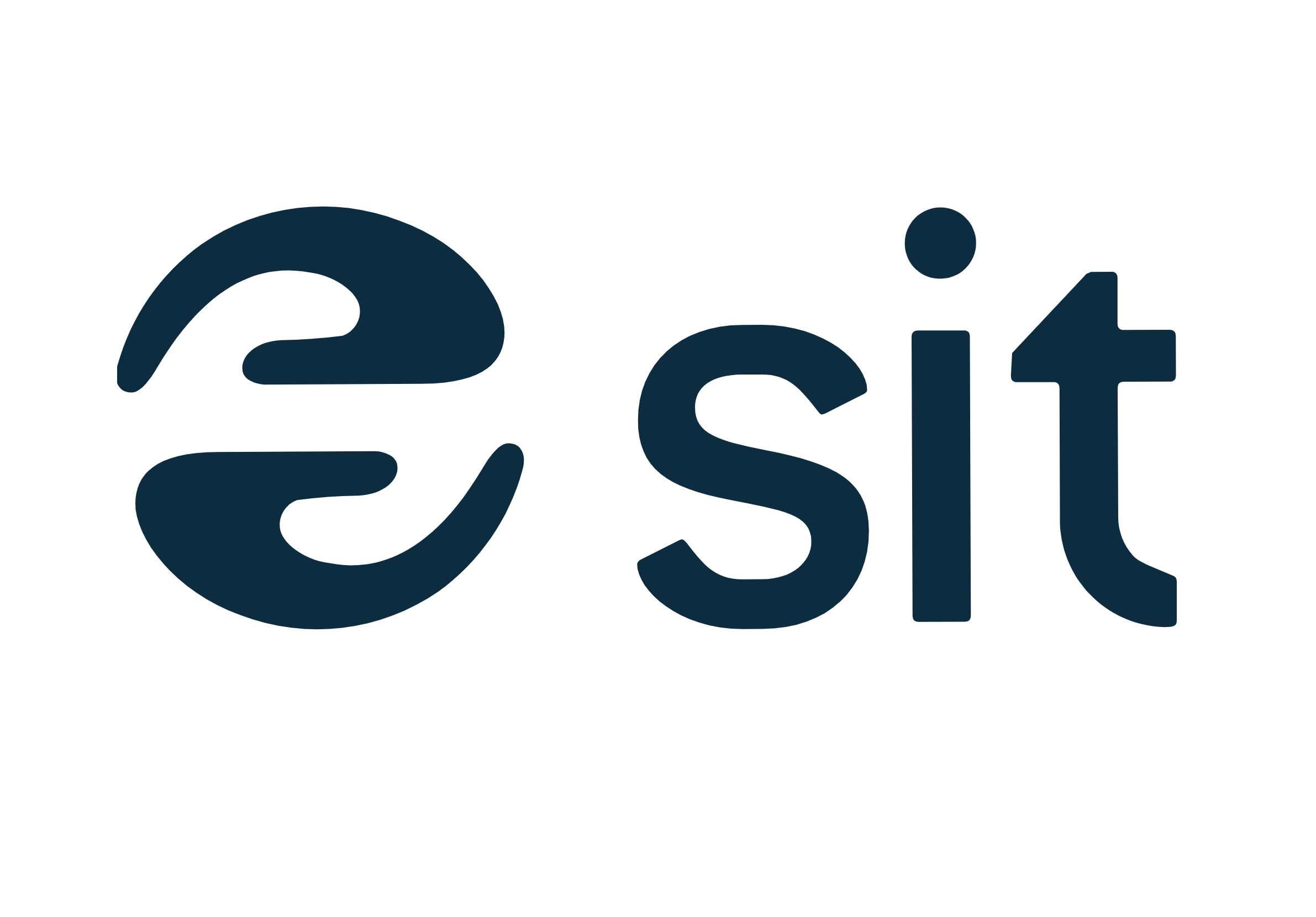 Logo av selskapet 'Øsit' med en stilisert øye-ikon ved siden av teksten.