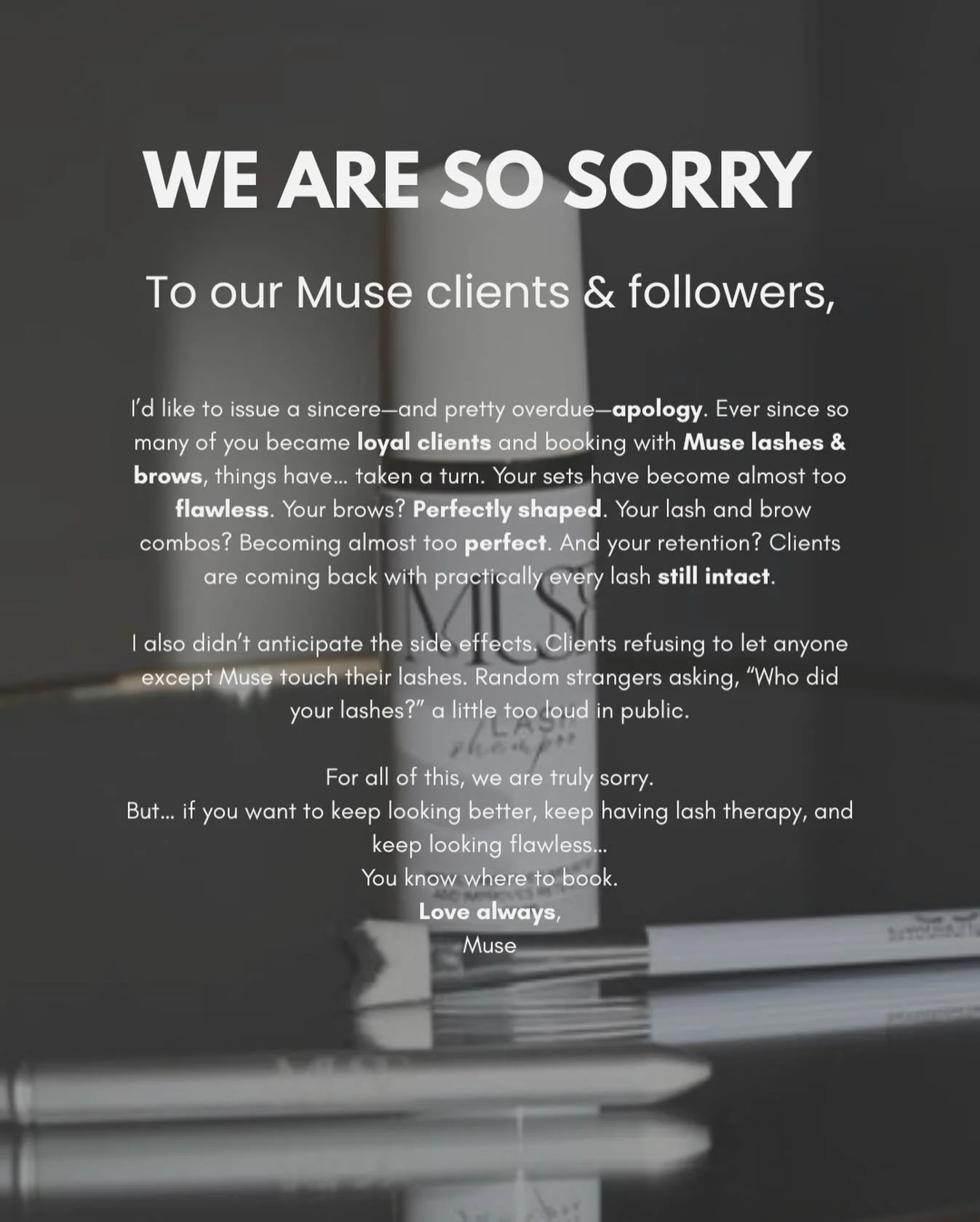 Our formal apology for making your morning routine way too easy&hellip; 🤍

#lashextensions #lasheswestchester #lashapology #beautifullashes #perfectlashes #westchestersalon