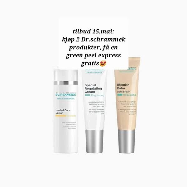 #drschrammek #tilbud #hudpleie #lang&aring;pent #f&oslash;nixg&aring;rden