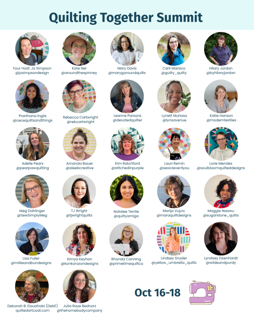 Quilting Together Summit Speakers