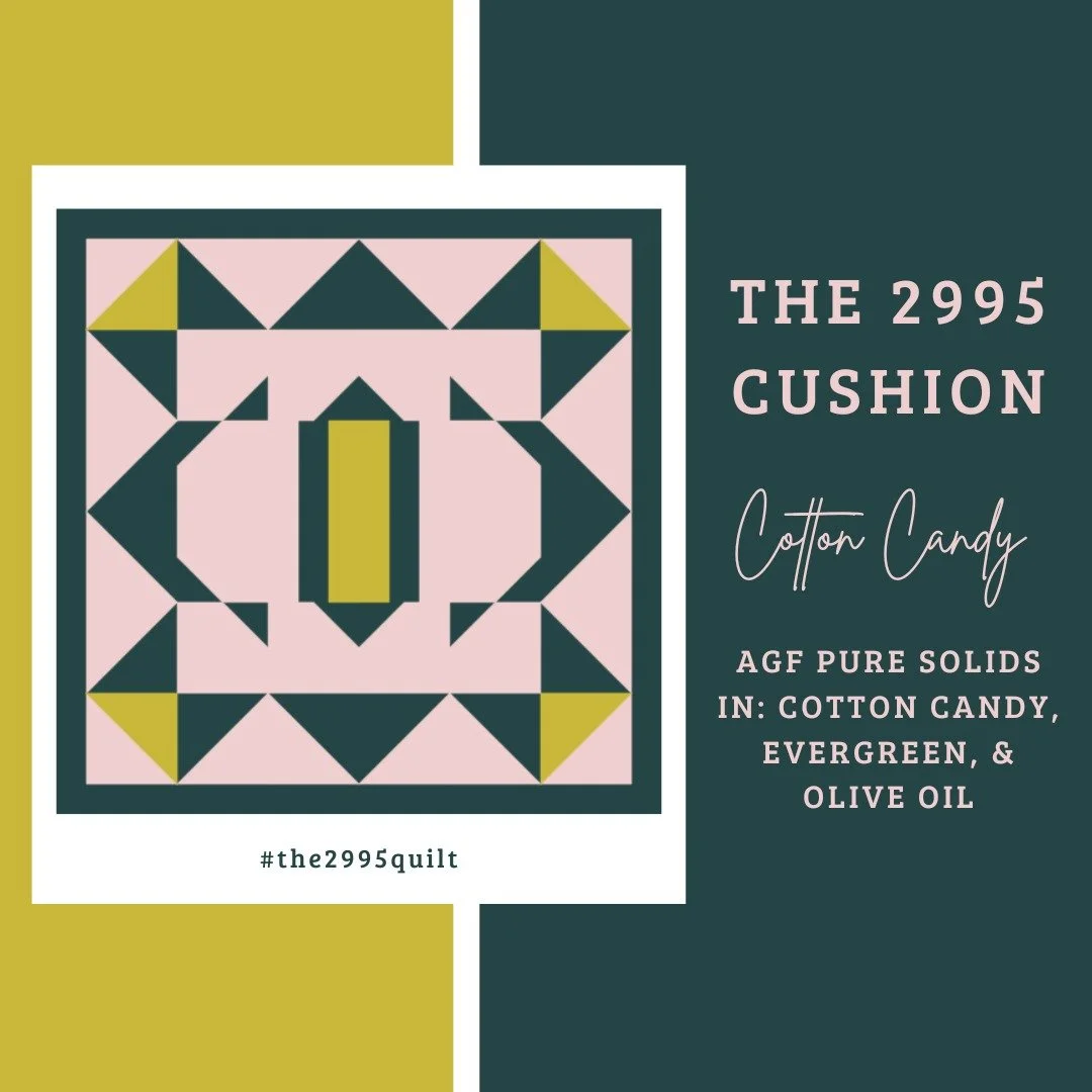 Need some color combination ideas for my latest pattern, The 2995 Quilt? Say no more. 

I love playing with different color combinations. And I especially love doing a test run of fabrics BEFORE I cut into my precious stash. Swipe to see a few of my 