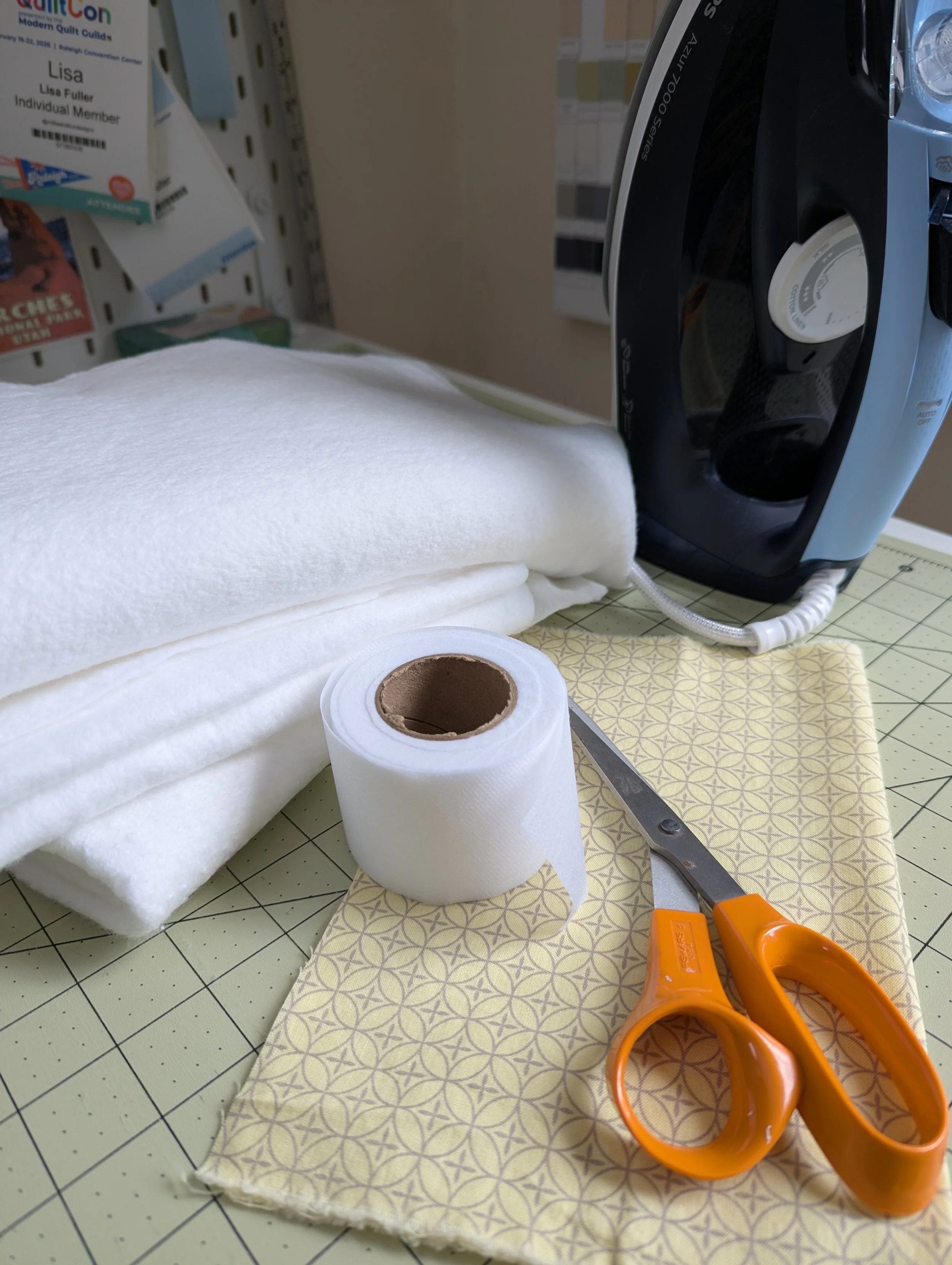 Millie & Bun Designs scrap batting tutorial