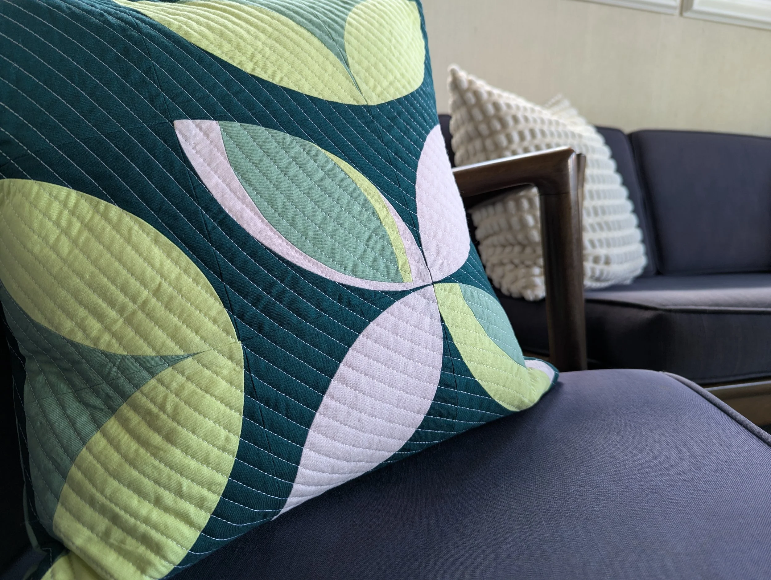 The 5759 Block Pillow as part of living room decor