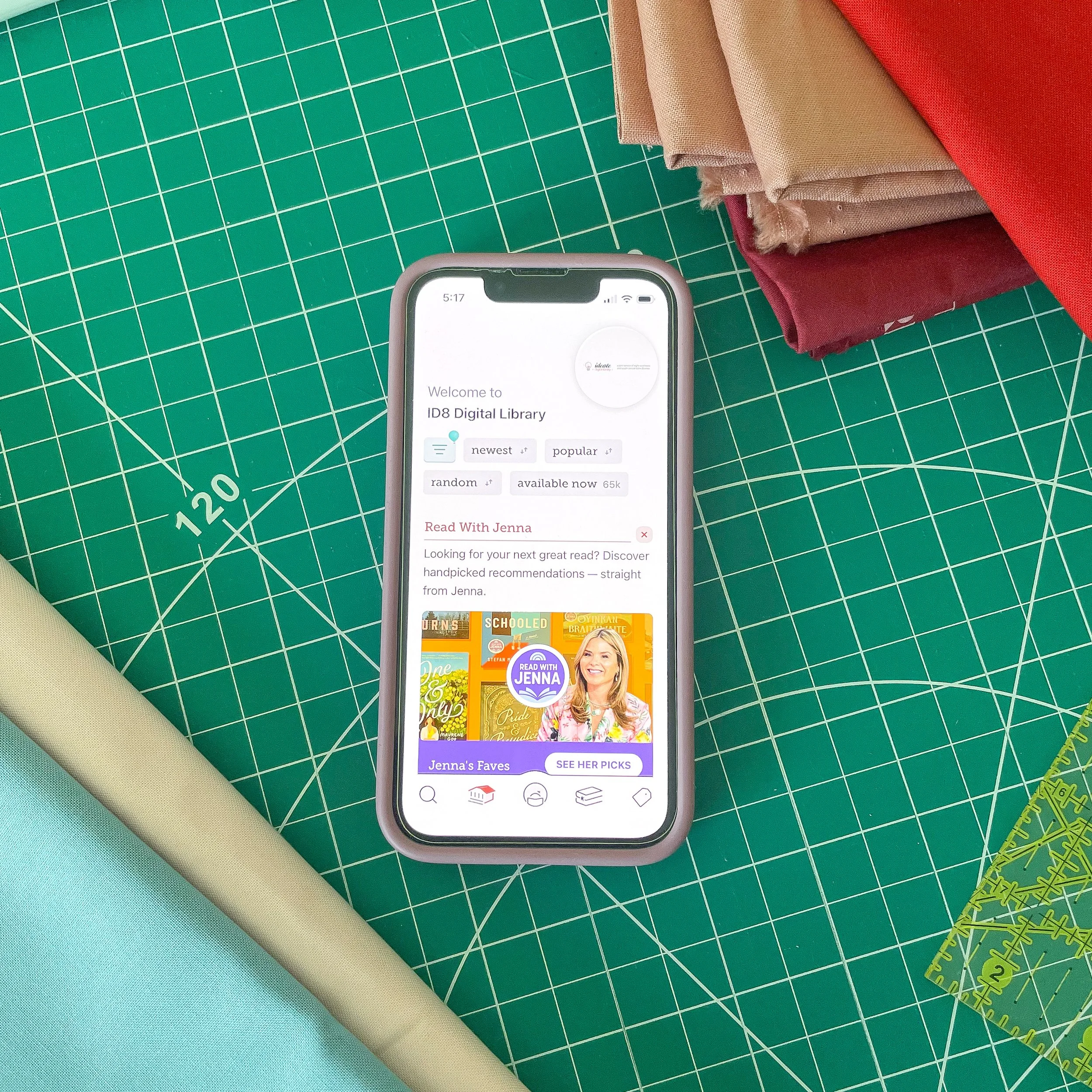 Areanne of Pine State Stitches on Millie & Bun Designs Five Favs blog