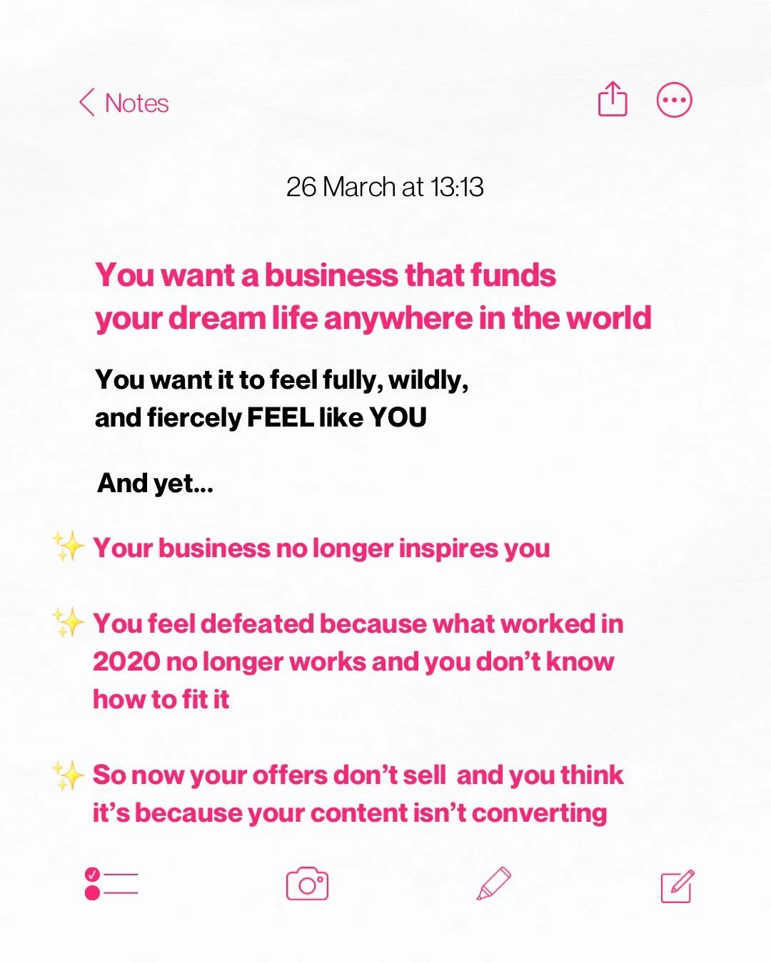 The Wild Woman Business Reset is a 2-week private intensive to build a business that funds your dream life and feels fully, wildly, and fiercely like YOU 💃🏼⚡️

I have TWO SPOTS LEFT then the doors close on Monday 

DM to book one of the last spots 