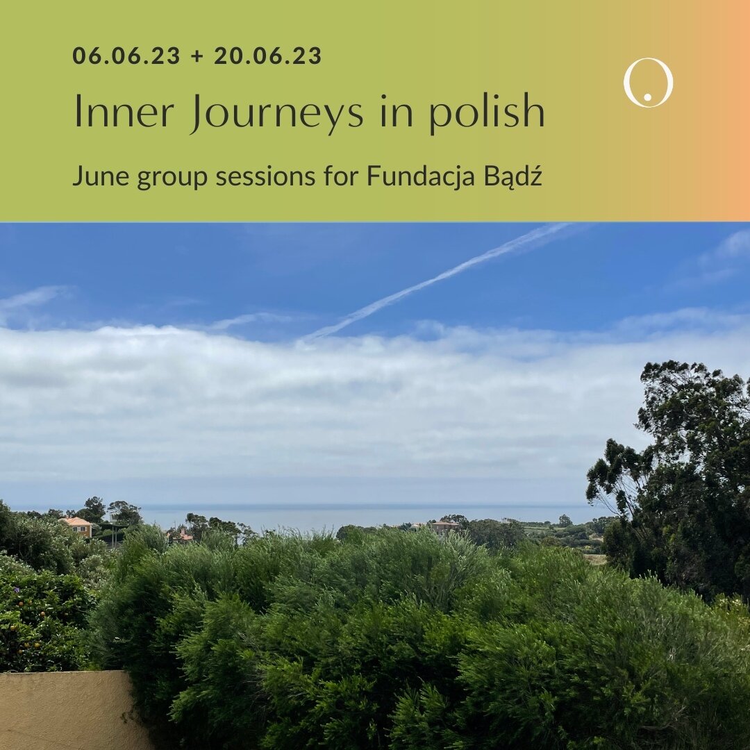 I'm looking forward to June Inner Journeys in polish in collaboration with @fundacja_badz⁠
⁠
Reach out to kontakt@fundacjabadz.pl to join.⁠
⁠
Dates for June: 06.06 and 20.06⁠
⁠
We'll be starting at 18:00 CET. ⁠
⁠
First moments of these sessions are u