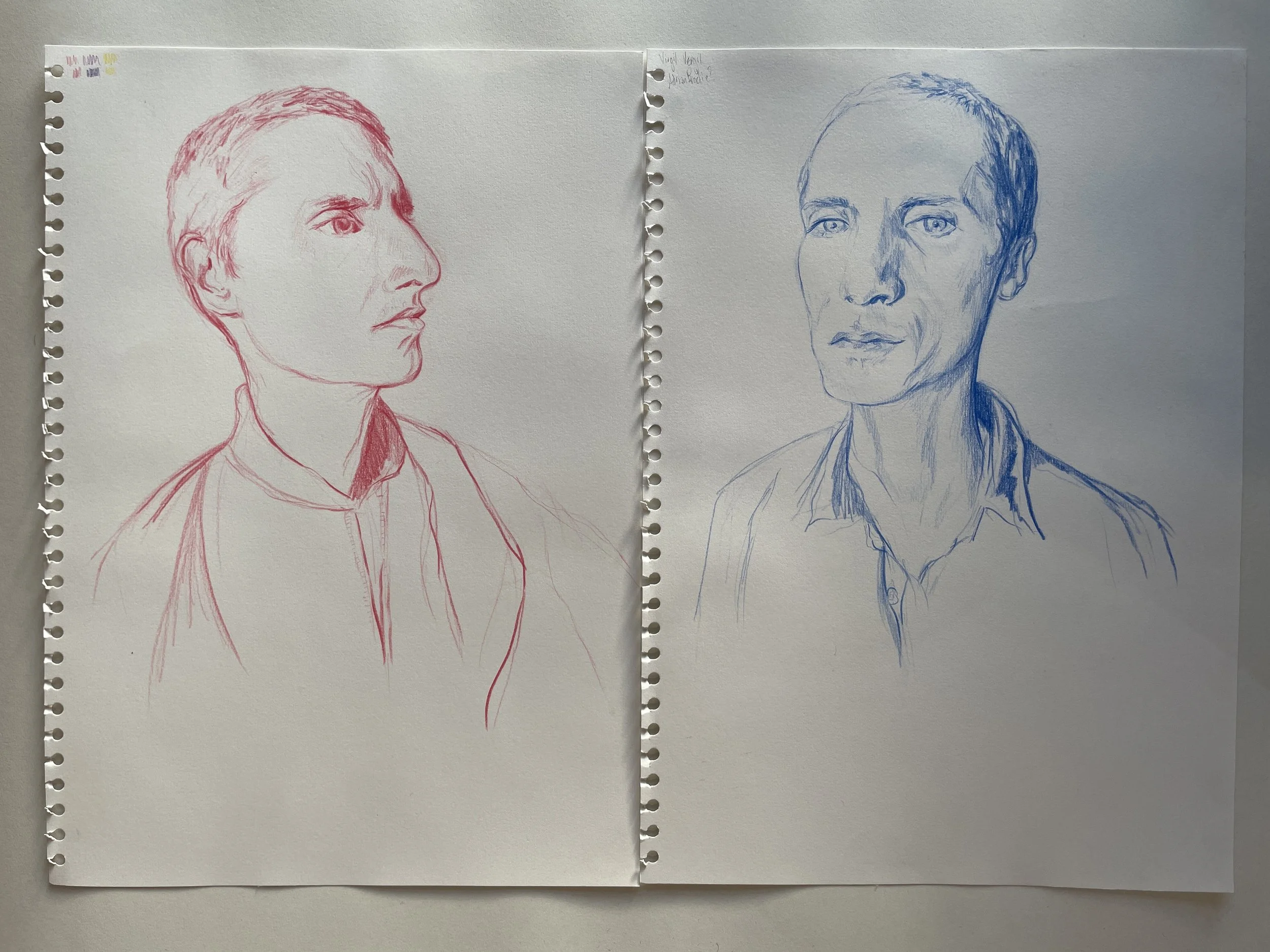 18. Studies from portrait drawing sessions.JPG