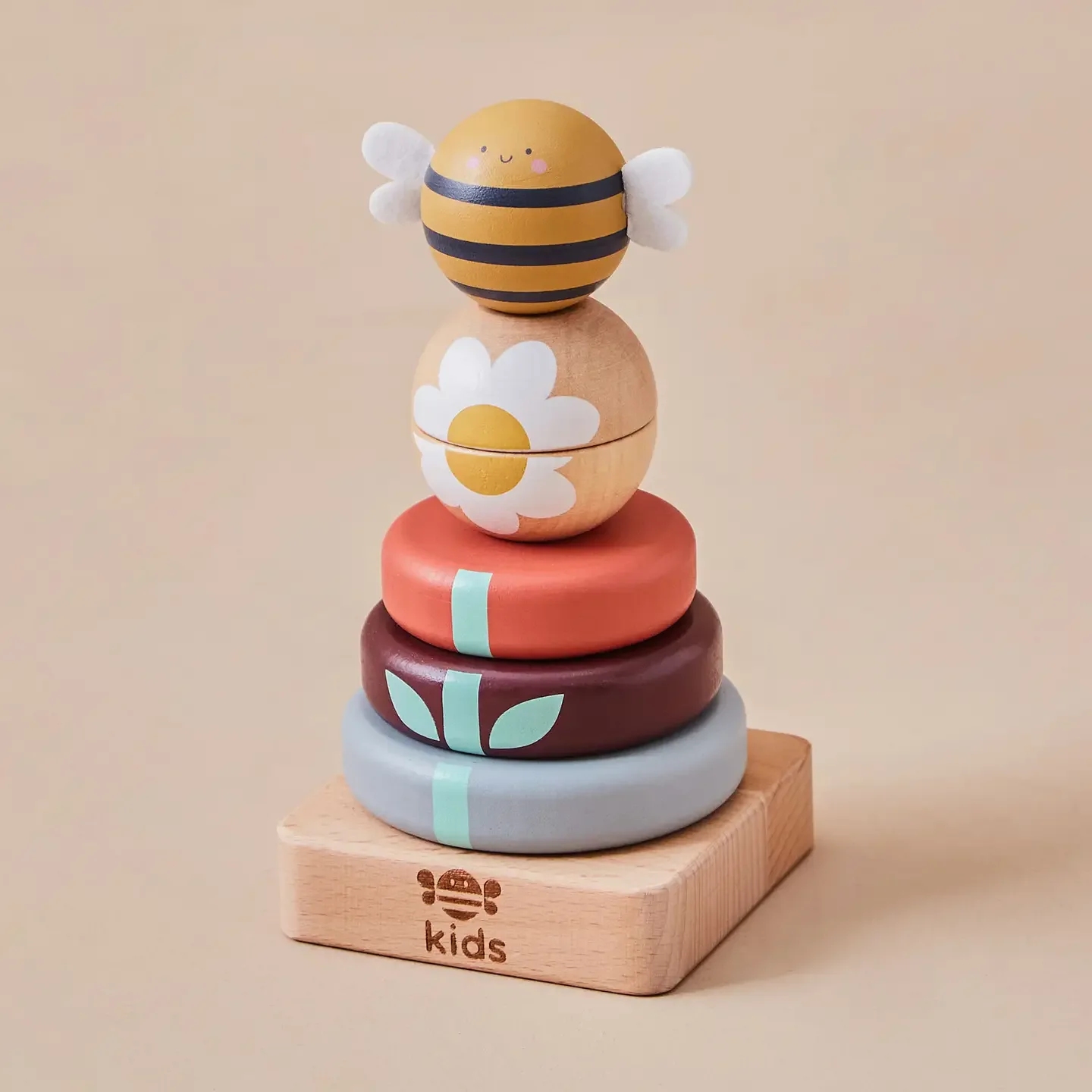 Just Bee Kids Wooden Mini Activity Cube