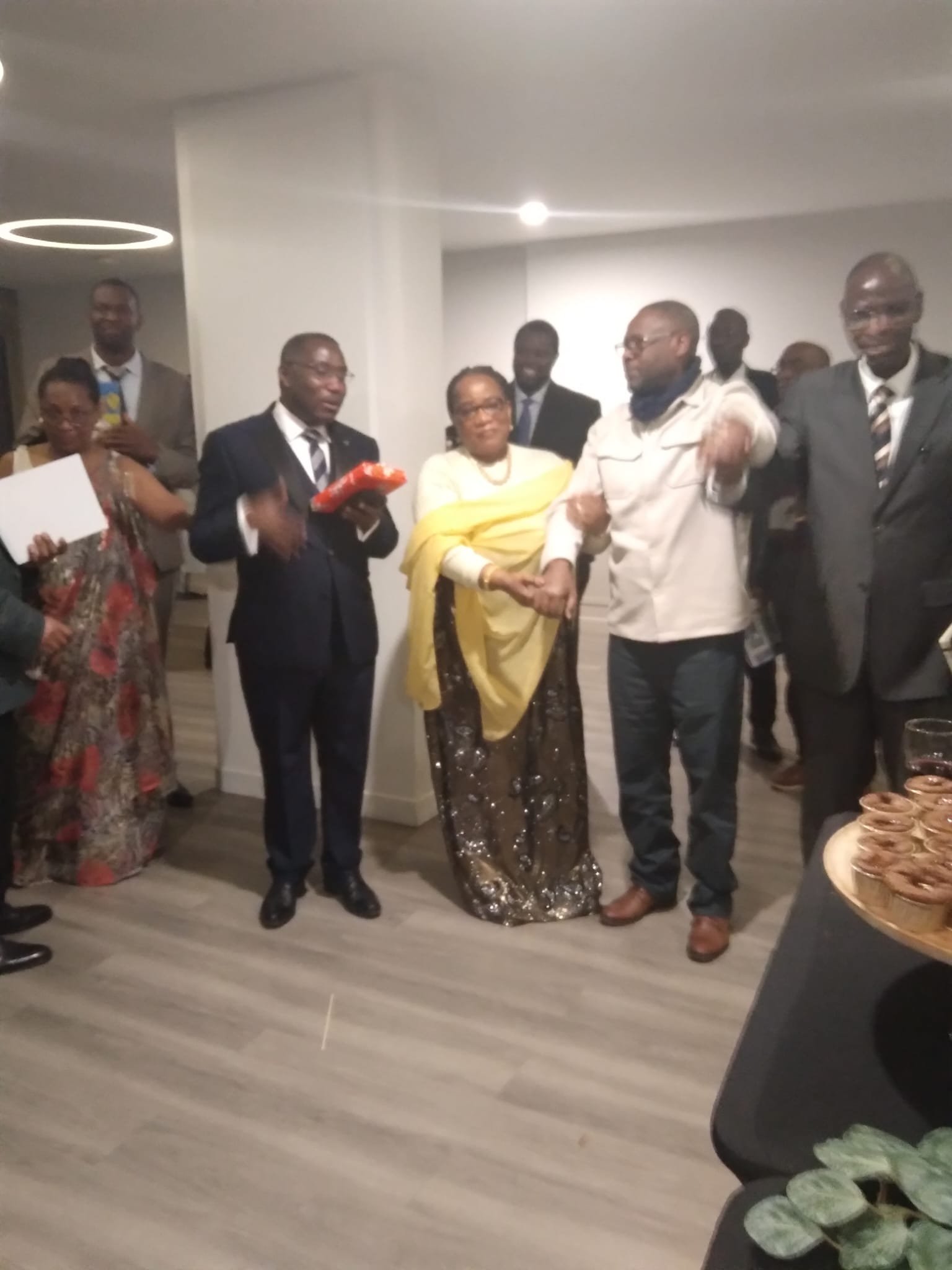 GREX President with the Current and the Ex PM and Ministre a la Presidence.jpg