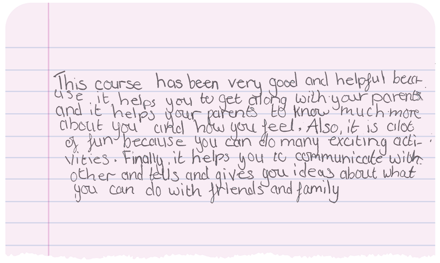 Feedback from a student on the Bridging the Gap course