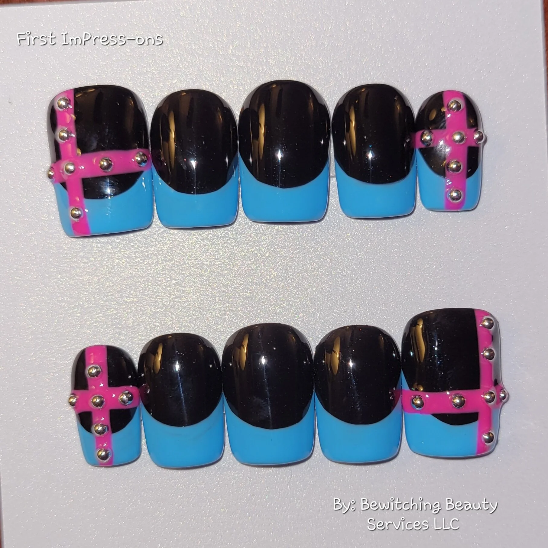 Custom Electric Blue/Pink