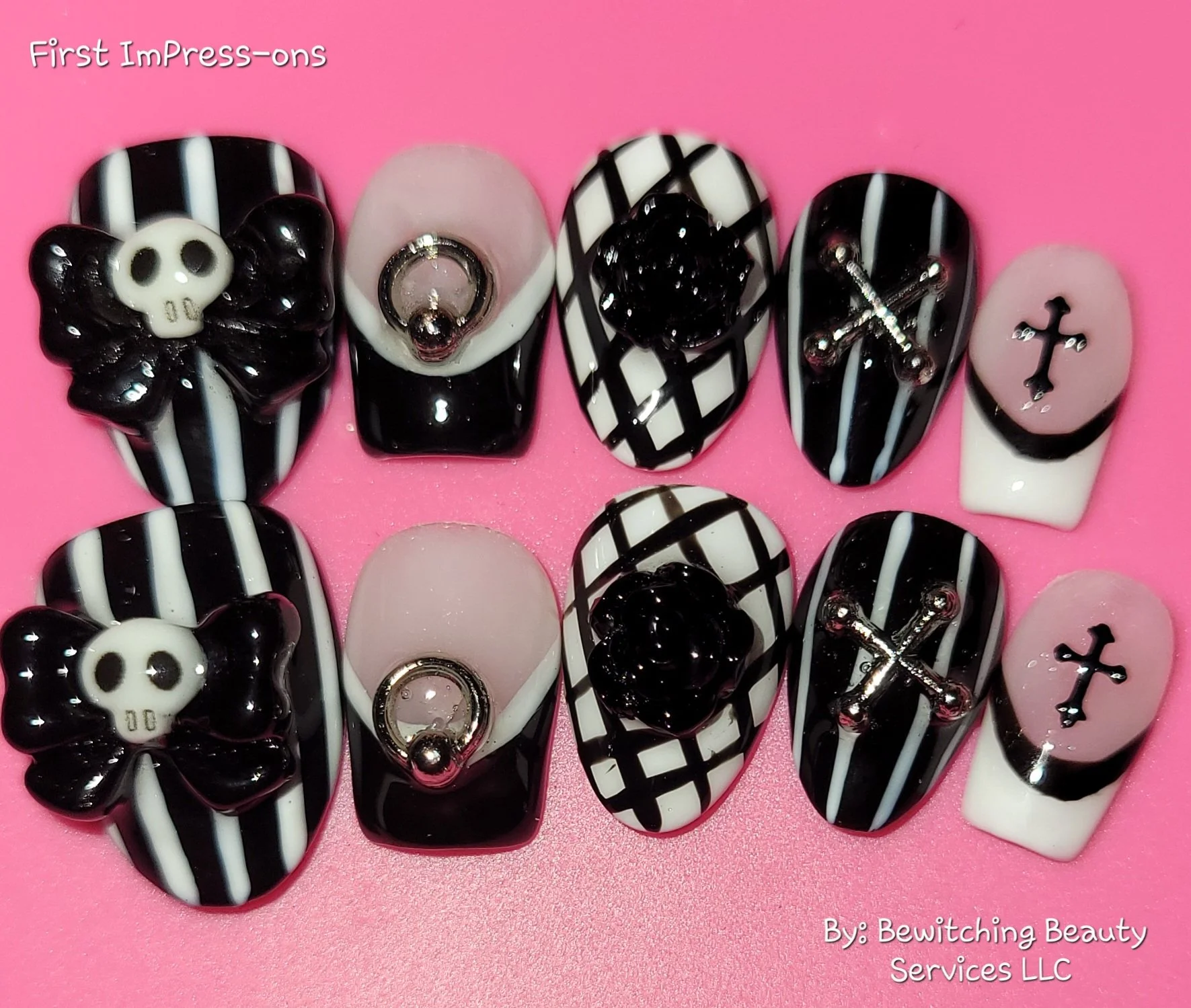 Black & White Goth Set