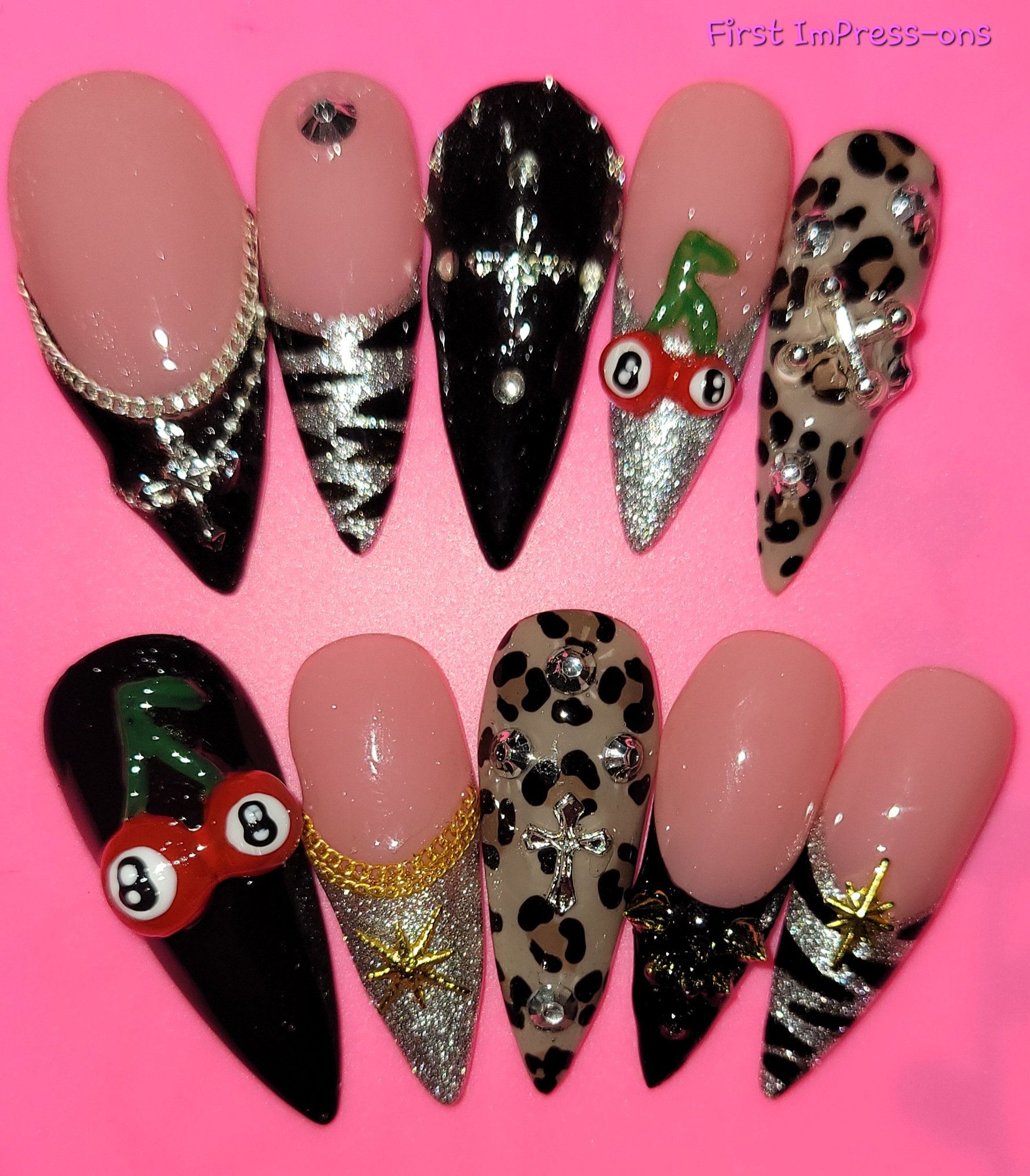 Cherry 8ball Baddie set