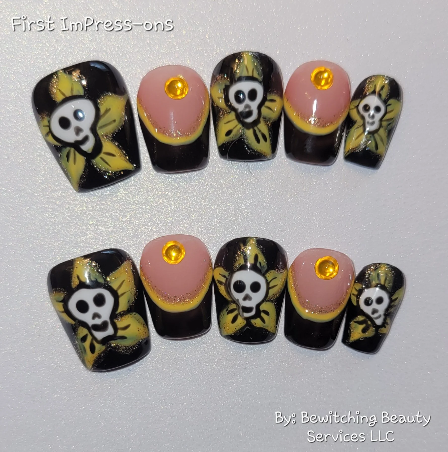Skull Sunflower set