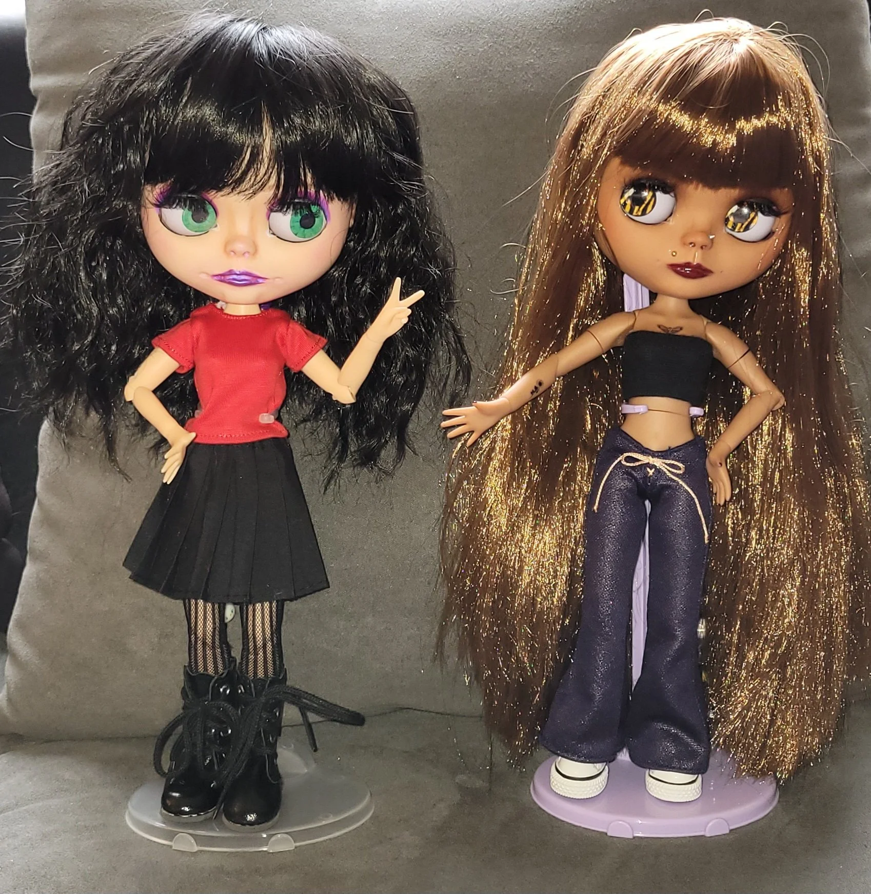 First & Second Custom Blythe Dolls