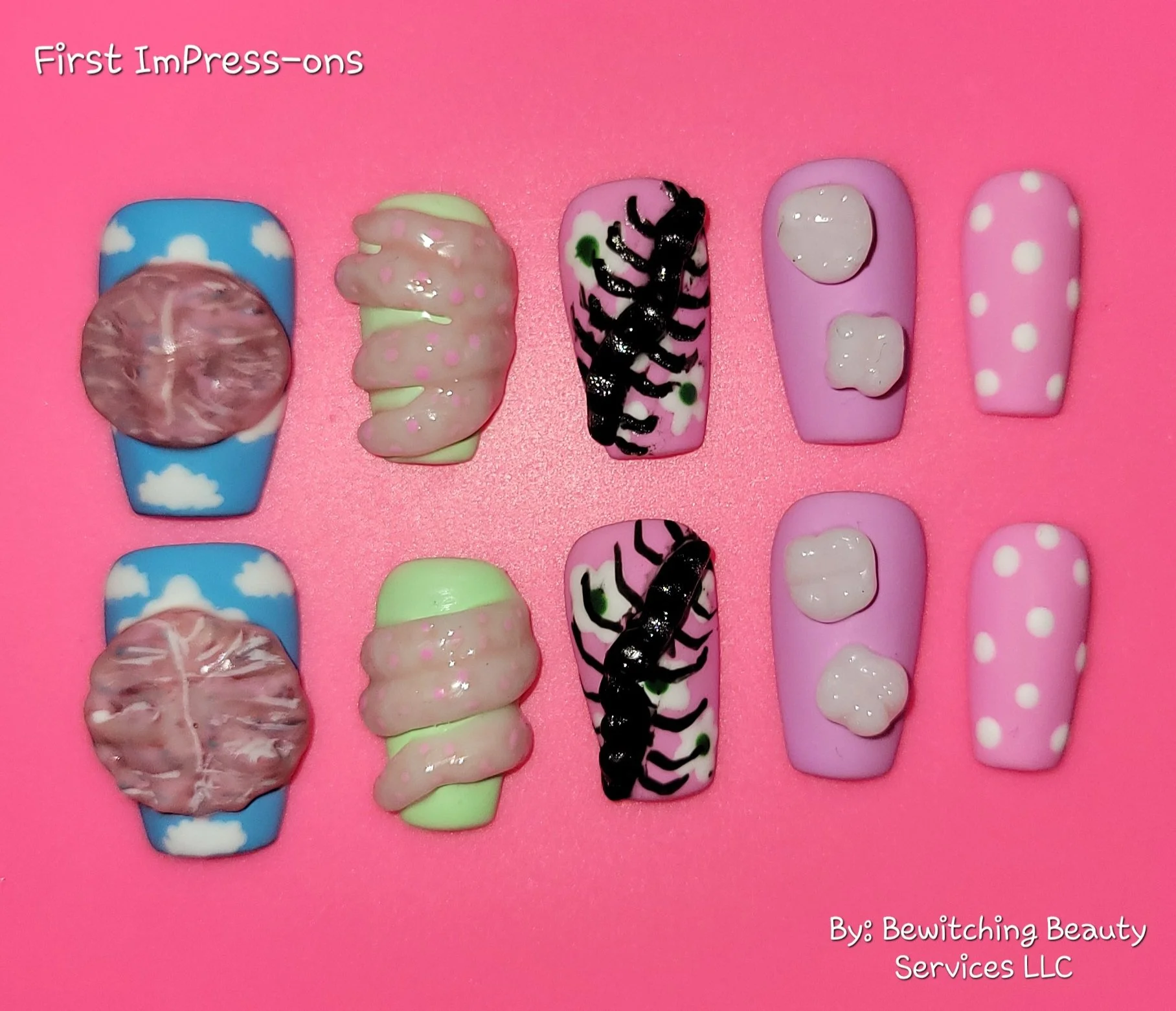 Cute Creep Nails