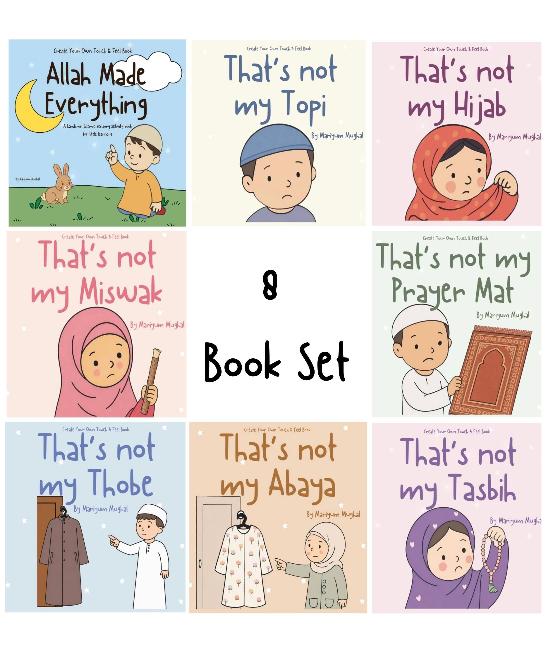 Create, Learn & Explore with Our Islamic Touch & Feel Book Collection