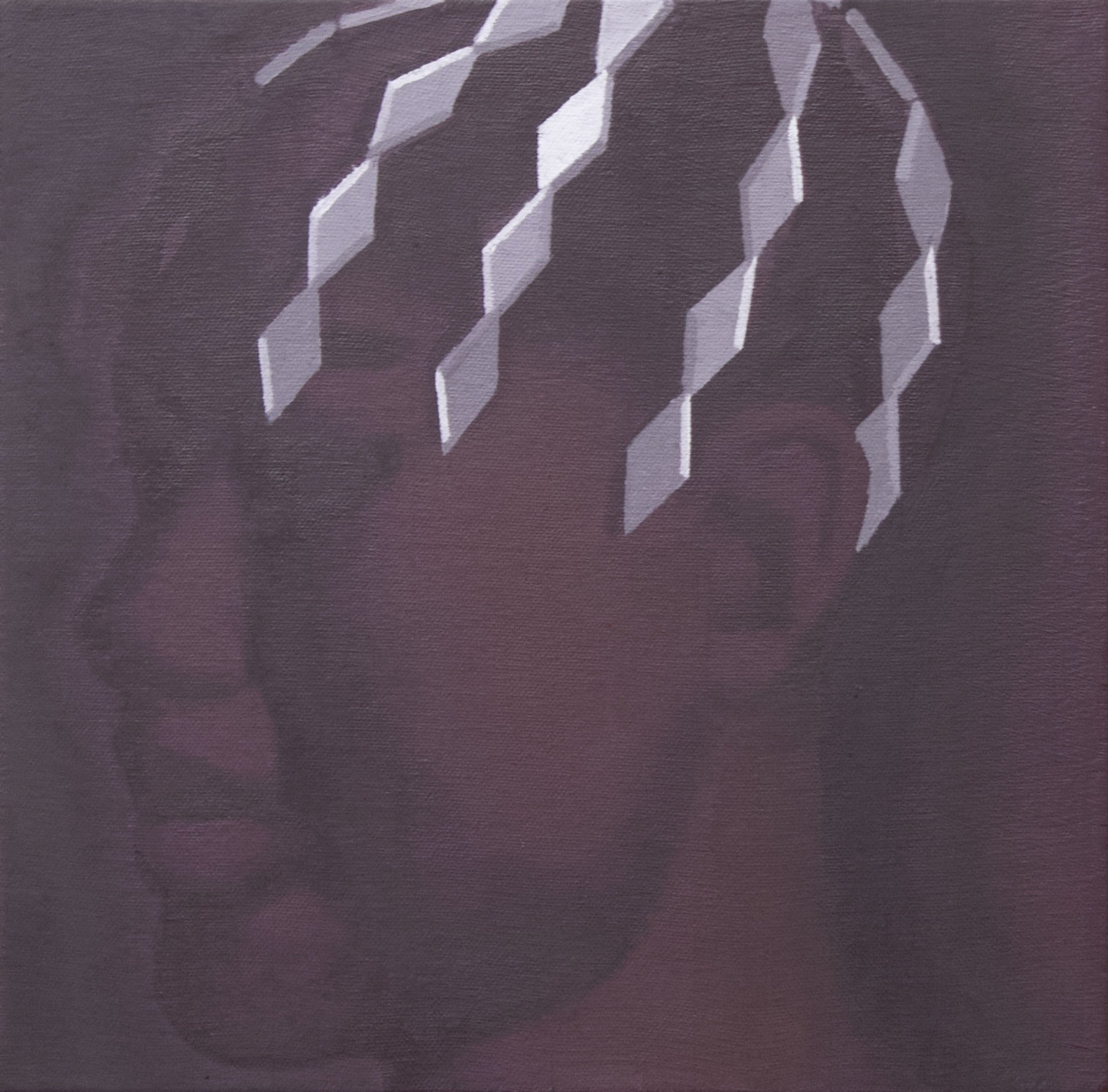 "Crown of Mirrors", painting by Kofi Perry