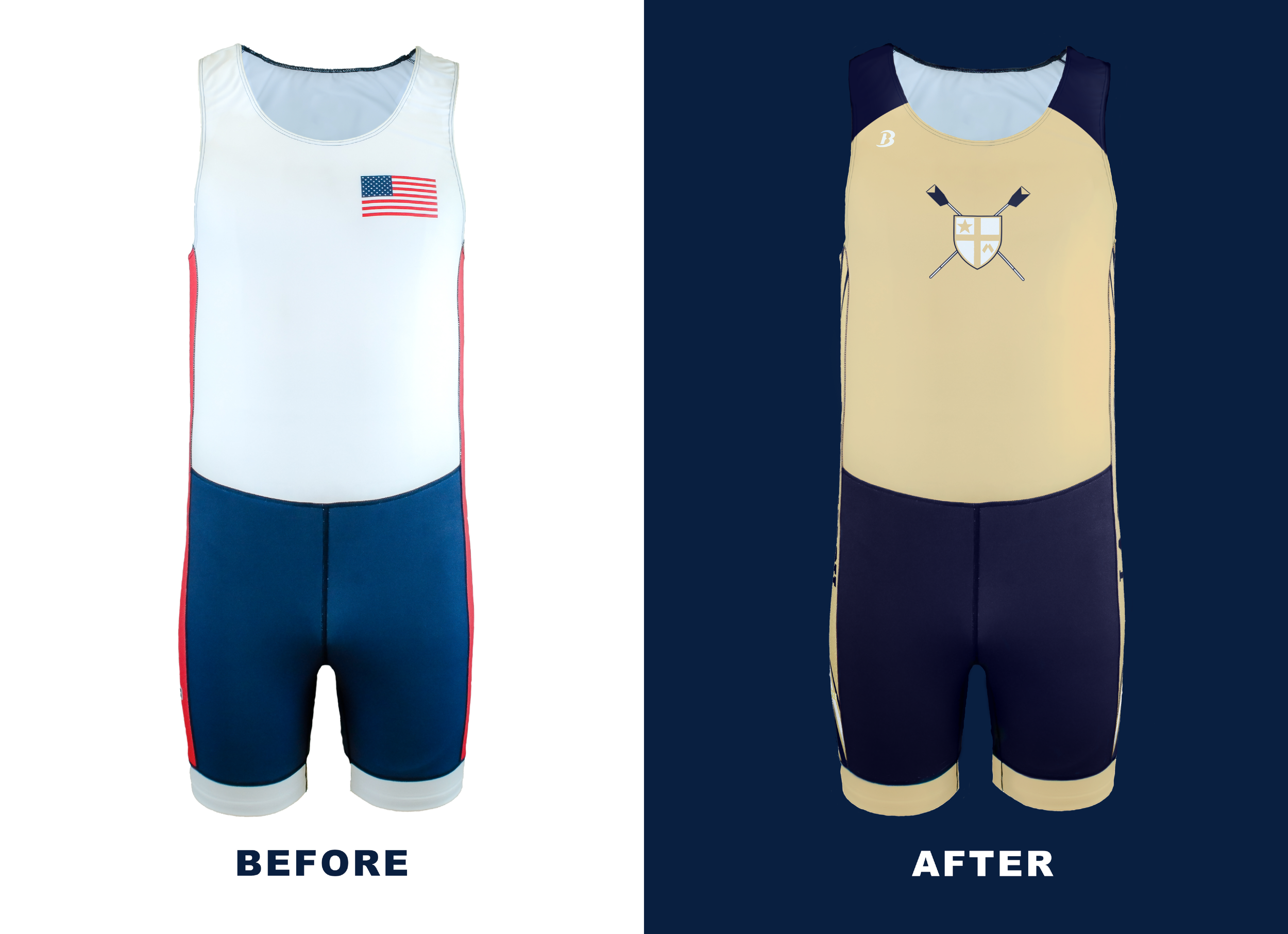 Boathouse's Men's Pinnacle III before and after