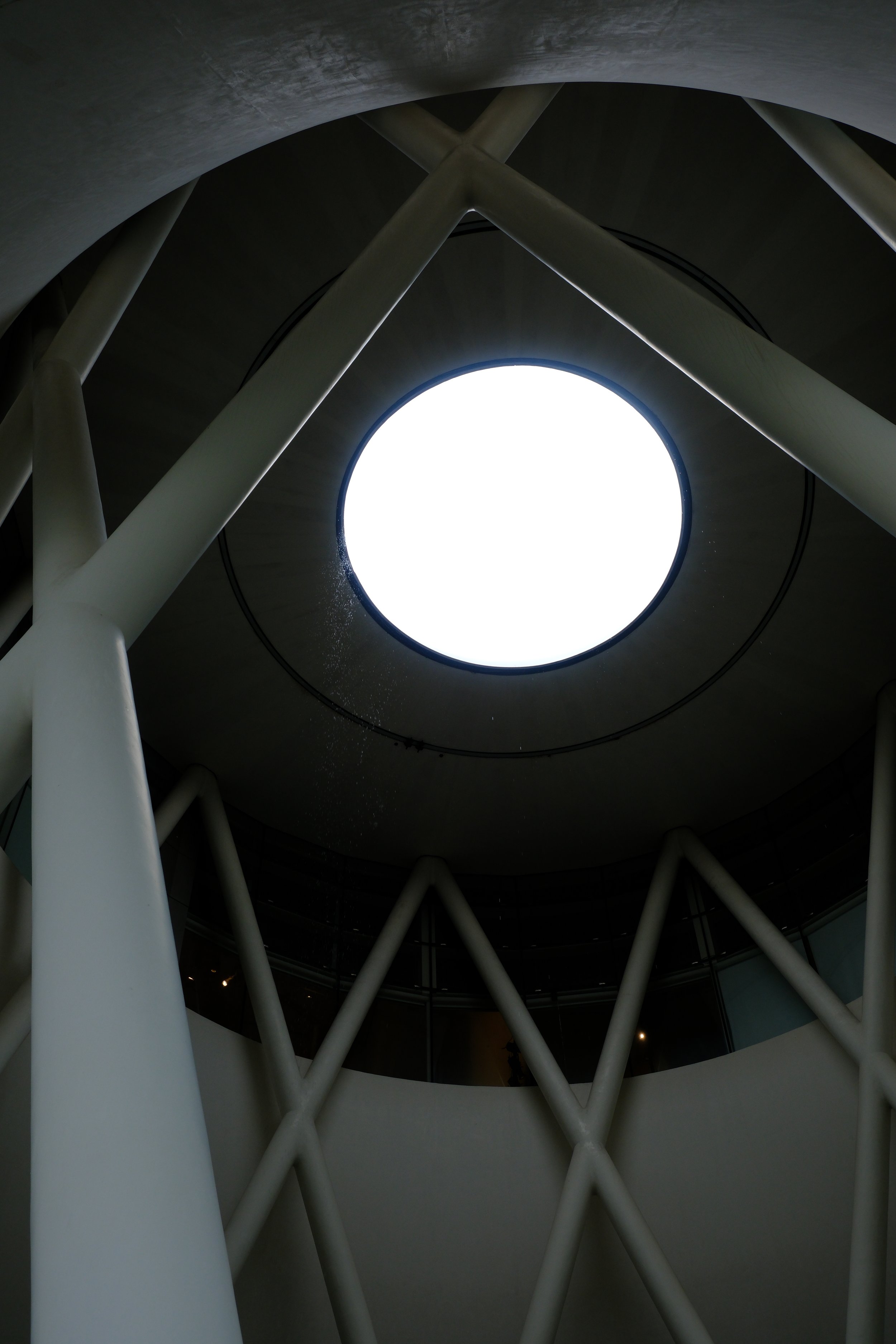 Below the ArtScience Museum