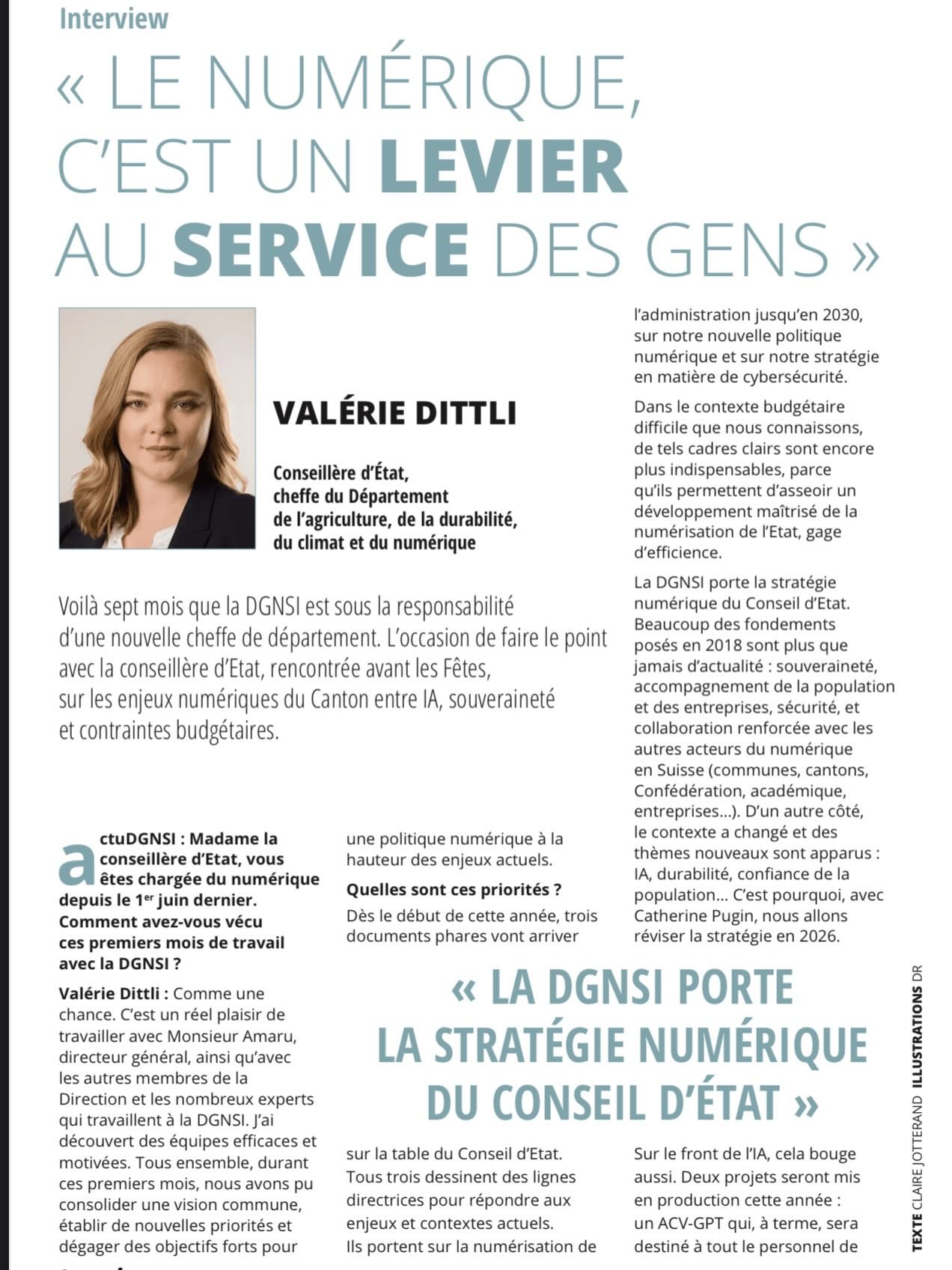 ✨ Ravie et enthousiaste ! ✨

Quelle fiert&eacute; de d&eacute;couvrir la nouvelle brochure de la #DGNSi consacr&eacute;e au pilotage de la valeur dans le num&eacute;rique et &agrave; la politique num&eacute;rique 🚀

Un travail remarquable, inspirant