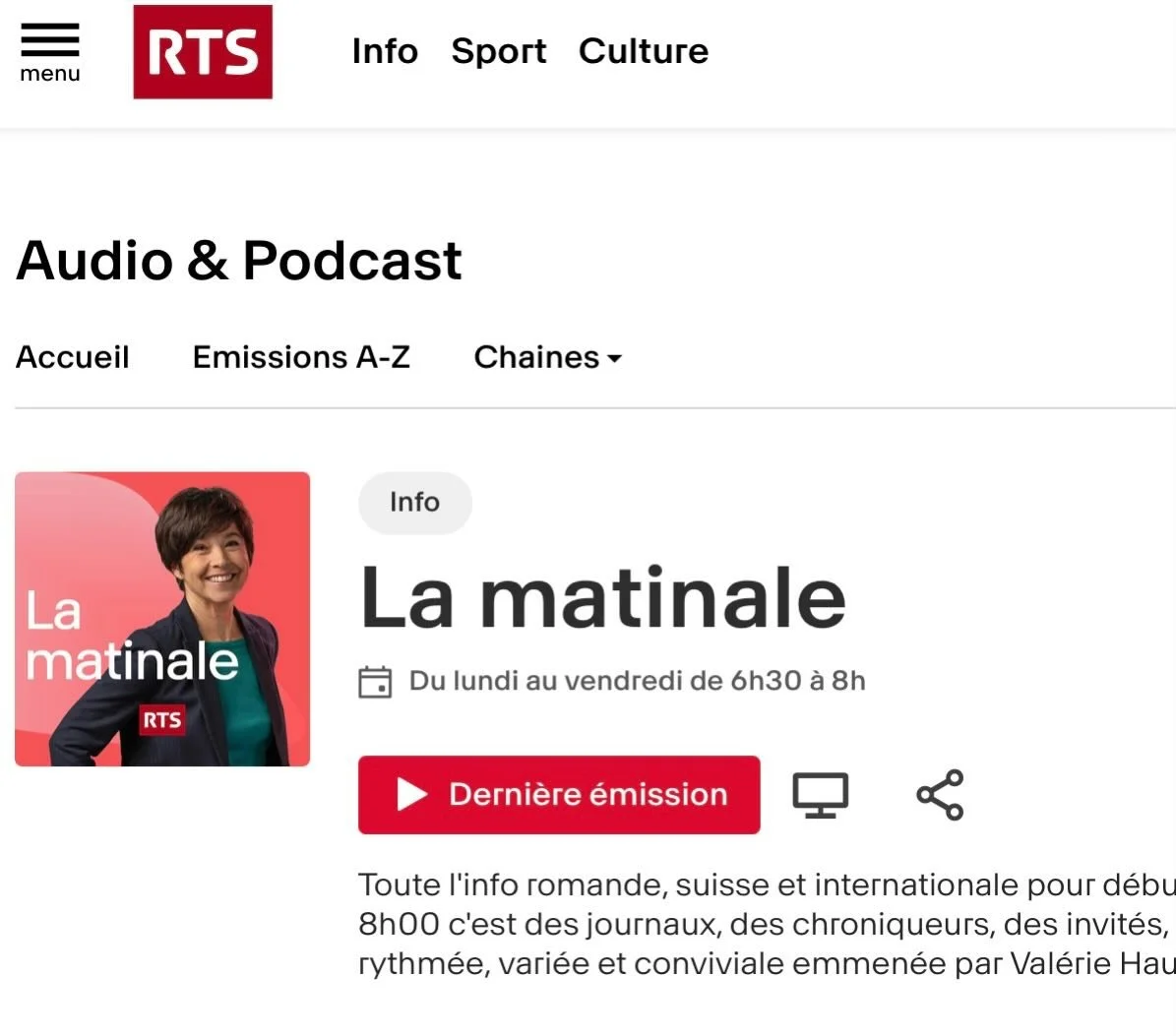 🎙️ Ce matin, je suis pass&eacute;e dans la matinale de @RTS La Premi&egrave;re.

J&rsquo;ai pu m&rsquo;exprimer sur les enjeux qui m&rsquo;entourent depuis de longs mois, ainsi que sur le lancement du guichet &ldquo;pr&ecirc;ts d&eacute;p&ocirc;ts&r