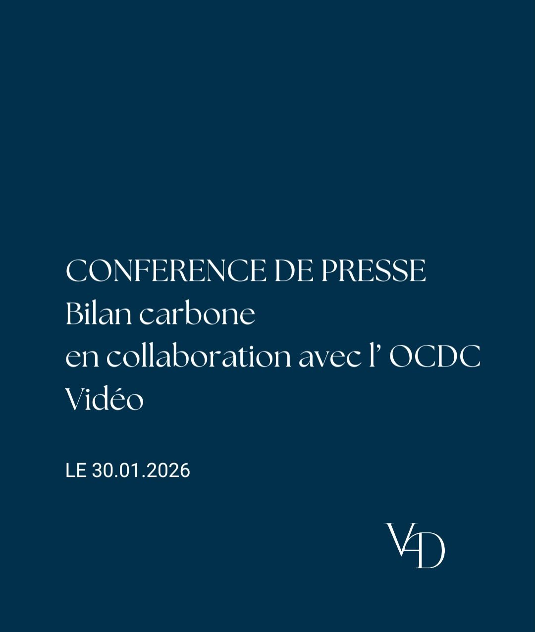 🌱 Conf&eacute;rence de presse s&rsquo;agissant du Bilan carbone 🌍

Je suis tr&egrave;s heureuse d&rsquo;avoir pu collaborer ce matin avec la brillante &eacute;quipe de l&rsquo;OCDC, dans leur office, autour de la pr&eacute;sentation de notre bilan 
