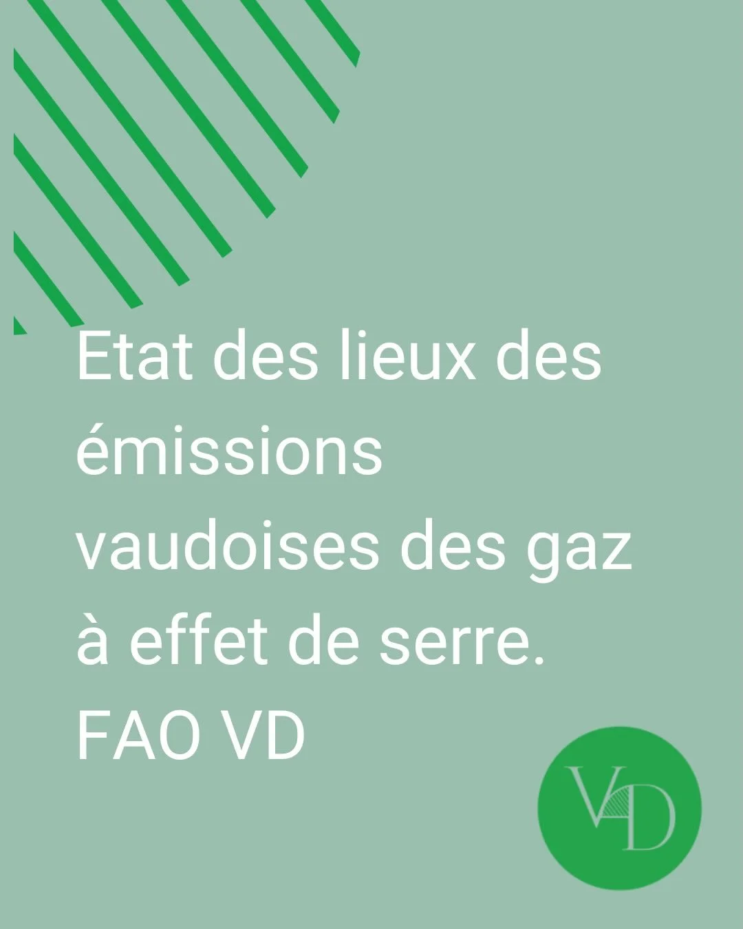 ✨&Eacute;tat des lieux des &eacute;missions vaudoises de gaz &agrave; effet de serre

🌿L&rsquo;article r&eacute;cemment paru dans la FAO Vaud (Feuille des avis officiels) dresse un &eacute;tat des lieux important des &eacute;missions de gaz &agrave;