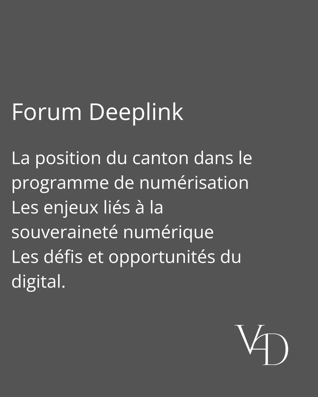 ✨ Retour sur une soir&eacute;e inspirante ✨

☝🏽Jeudi dernier, j&rsquo;ai eu le plaisir de participer &agrave; une conf&eacute;rence passionnante sur le num&eacute;rique chez Deeplink.

Un moment particuli&egrave;rement marquant avec l&rsquo;interven