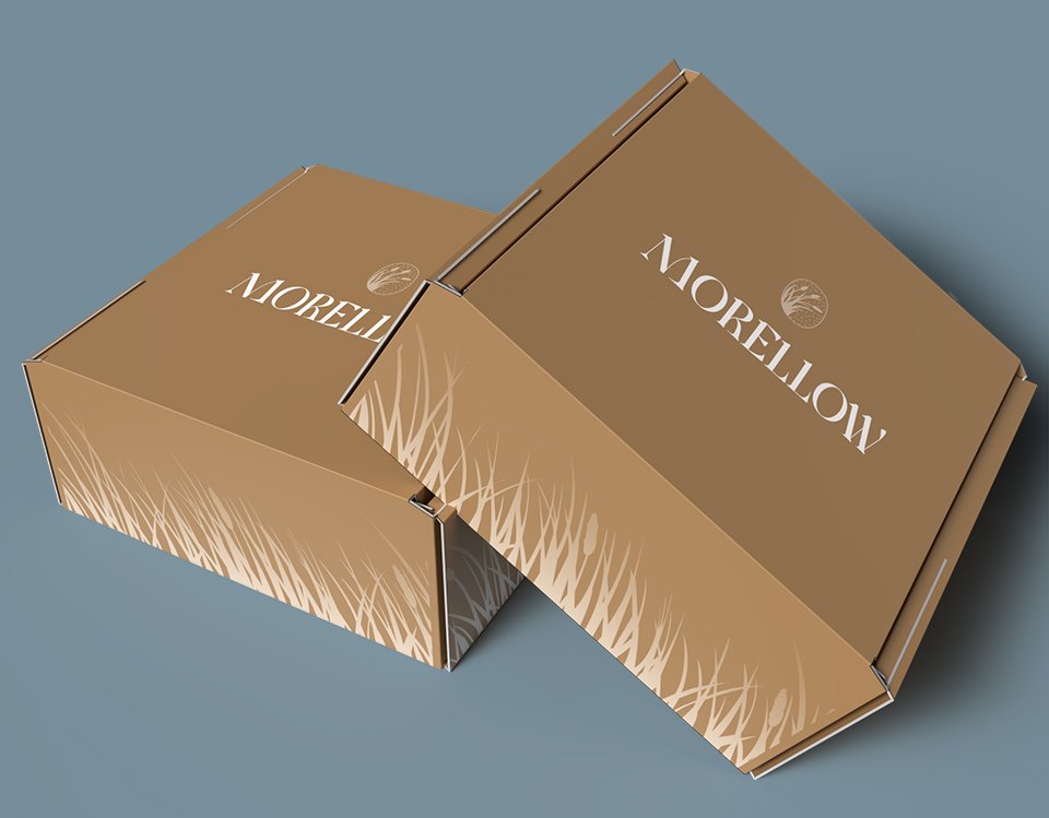 Morello packaging close up