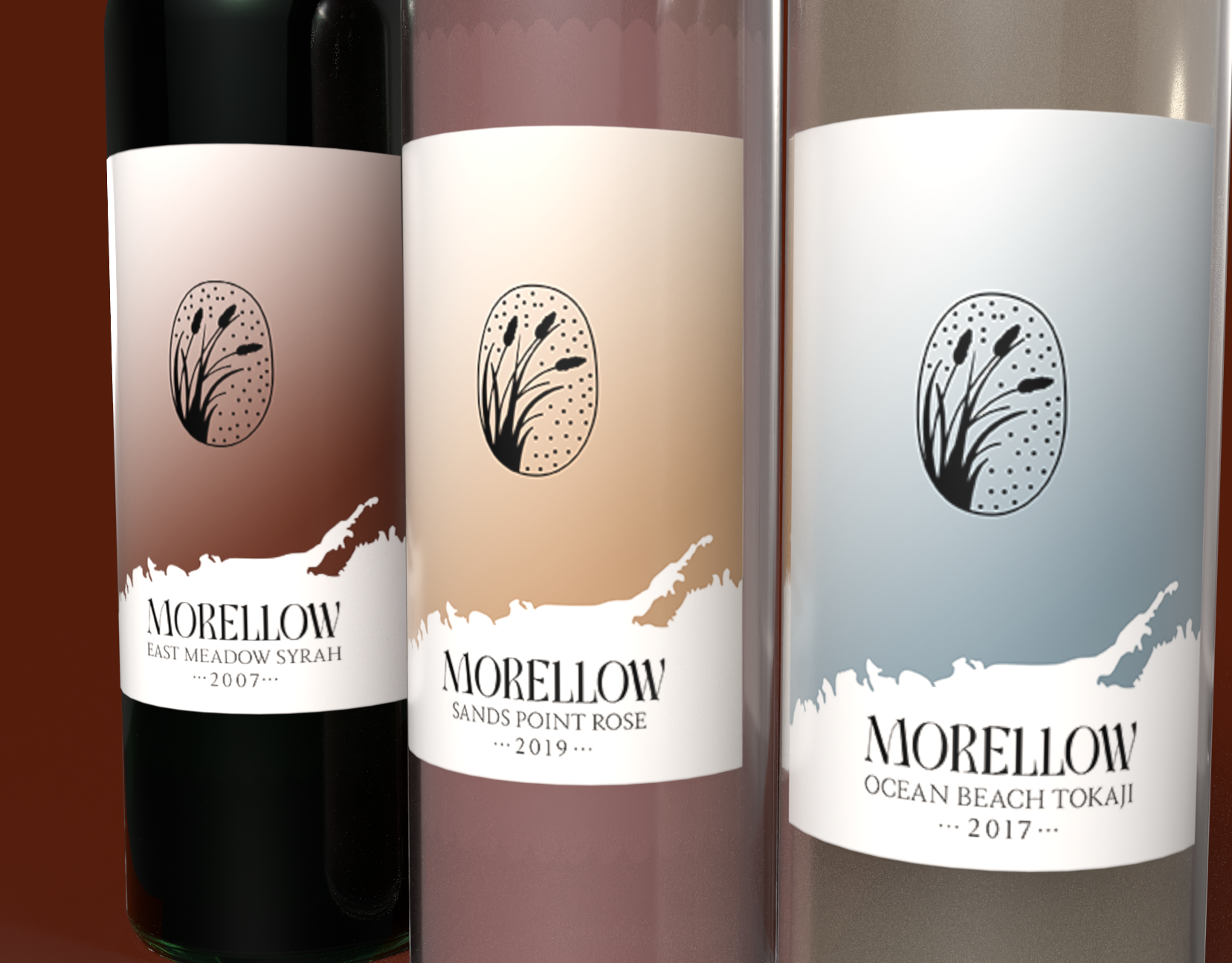 Morello bottle collection label close up
