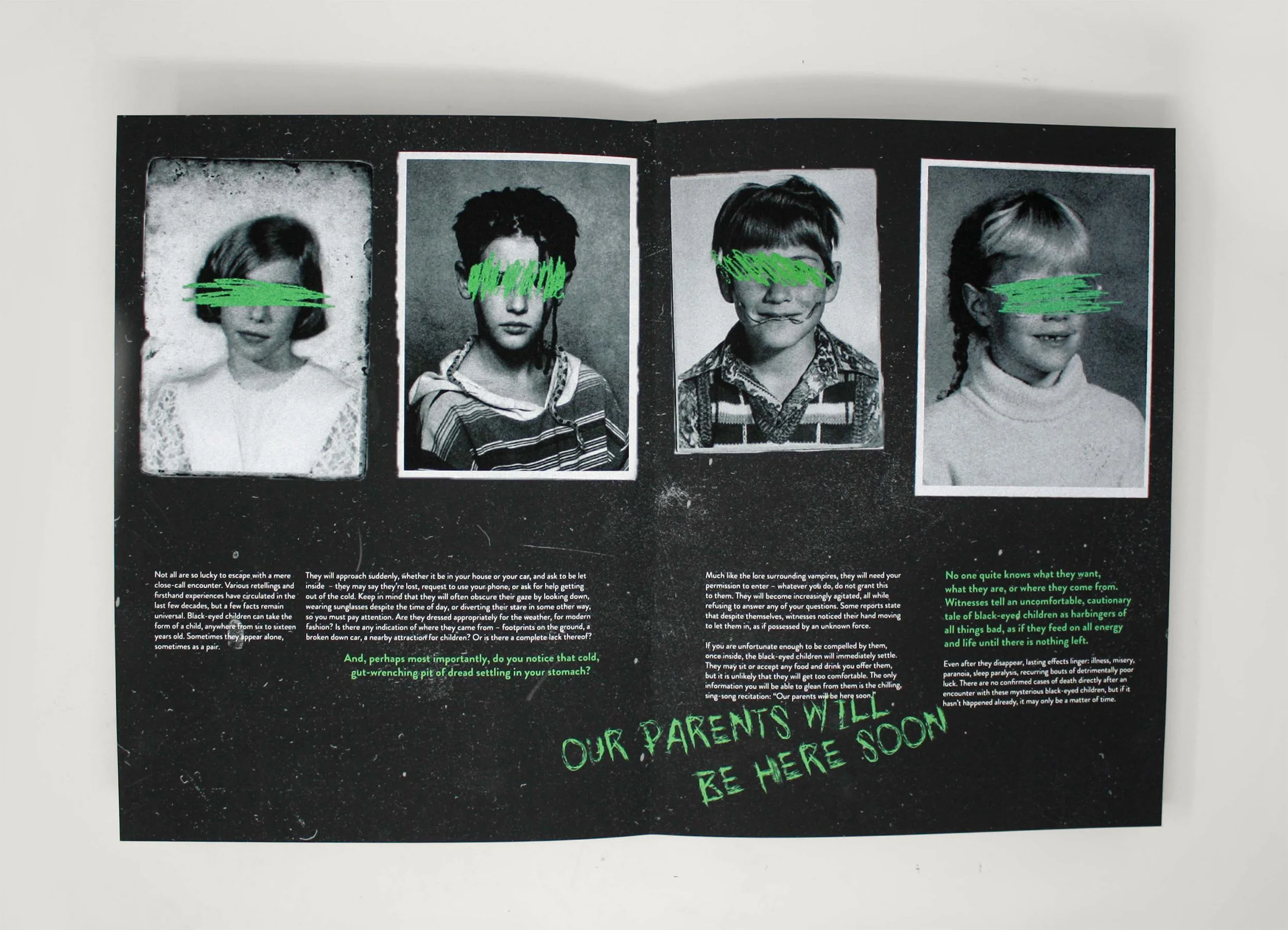 Black Eyed Children Second Spread