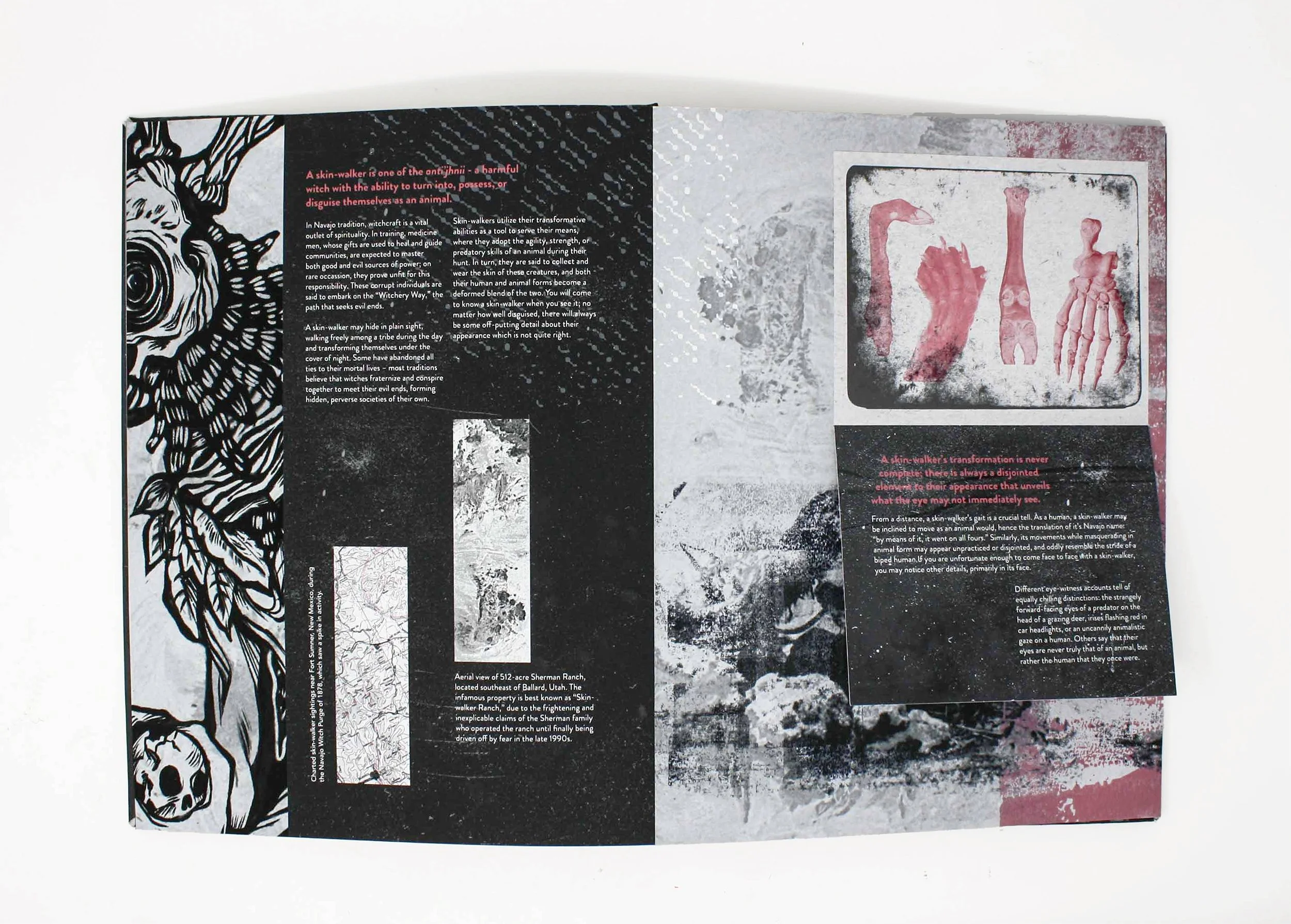 Skinwalker Second Spread with Foldout
