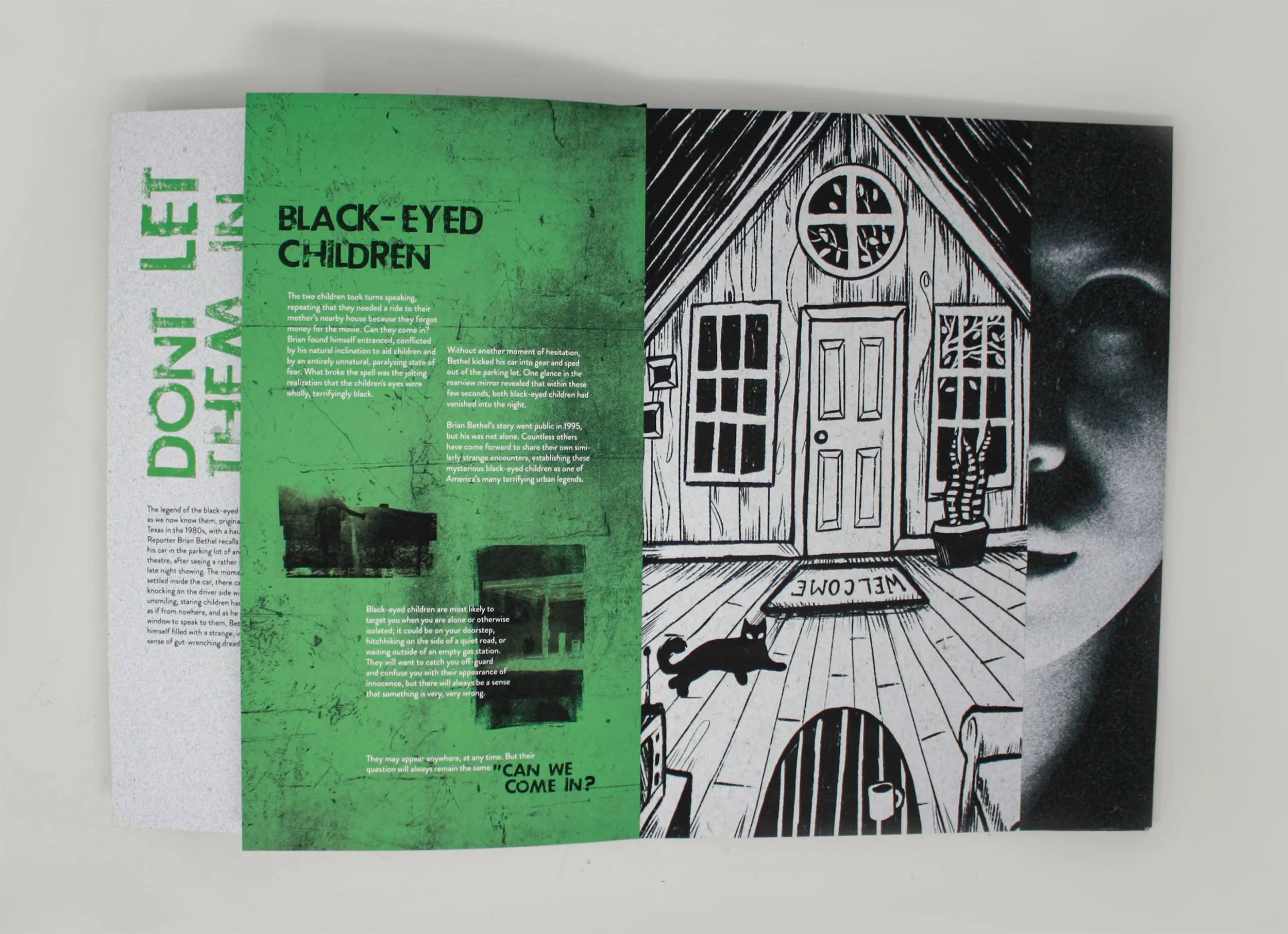 Black Eyed Children Spread with Foldout