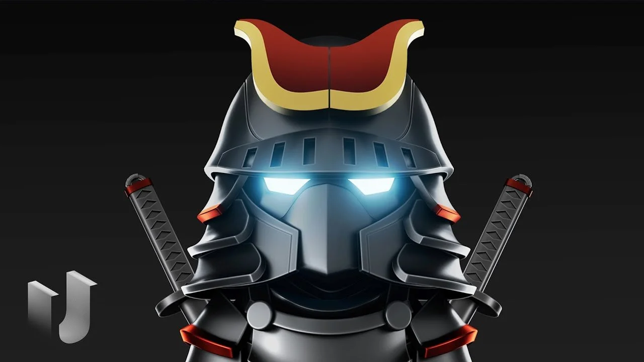Samurai NFT Project with Cinema 4D + Redshift