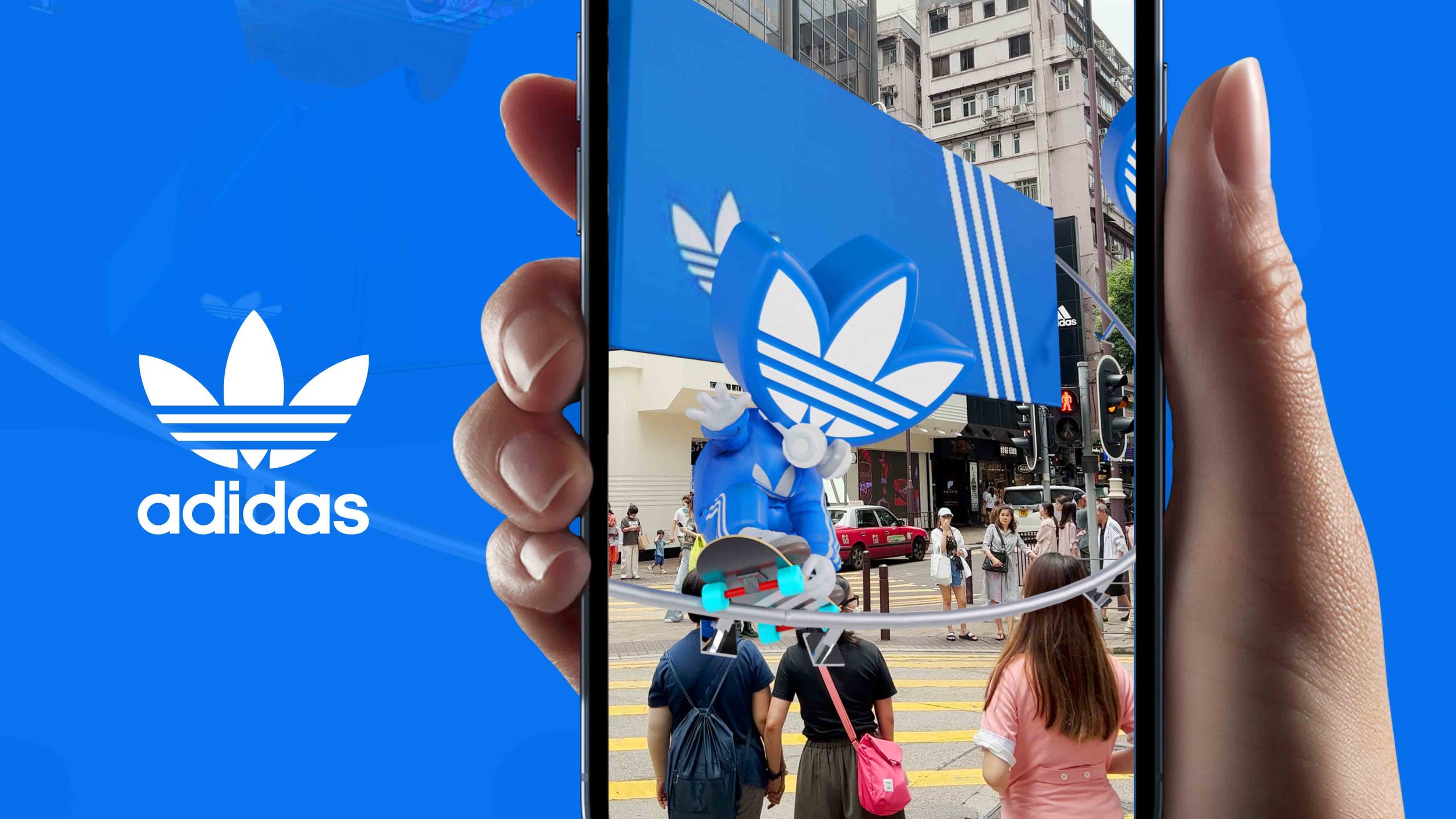 Adidas- AR Mobile Experience with New Flagship Store in Hong Kong