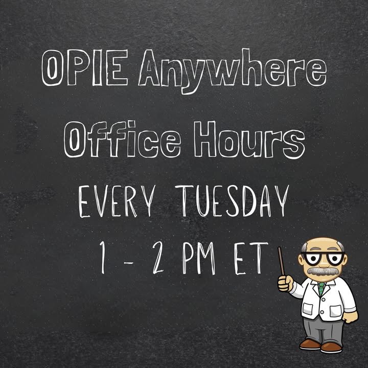 Got questions about OPIE Anywhere? We’ve got answers.
Join us for live Office Hours this afternoon, June 3 at 1 PM ET – no agenda, just real-time support, demos, and conversation.
๐ฅ๏ธ Live via Zoom – https://bit.ly/4dPjdPG
Bring yo
