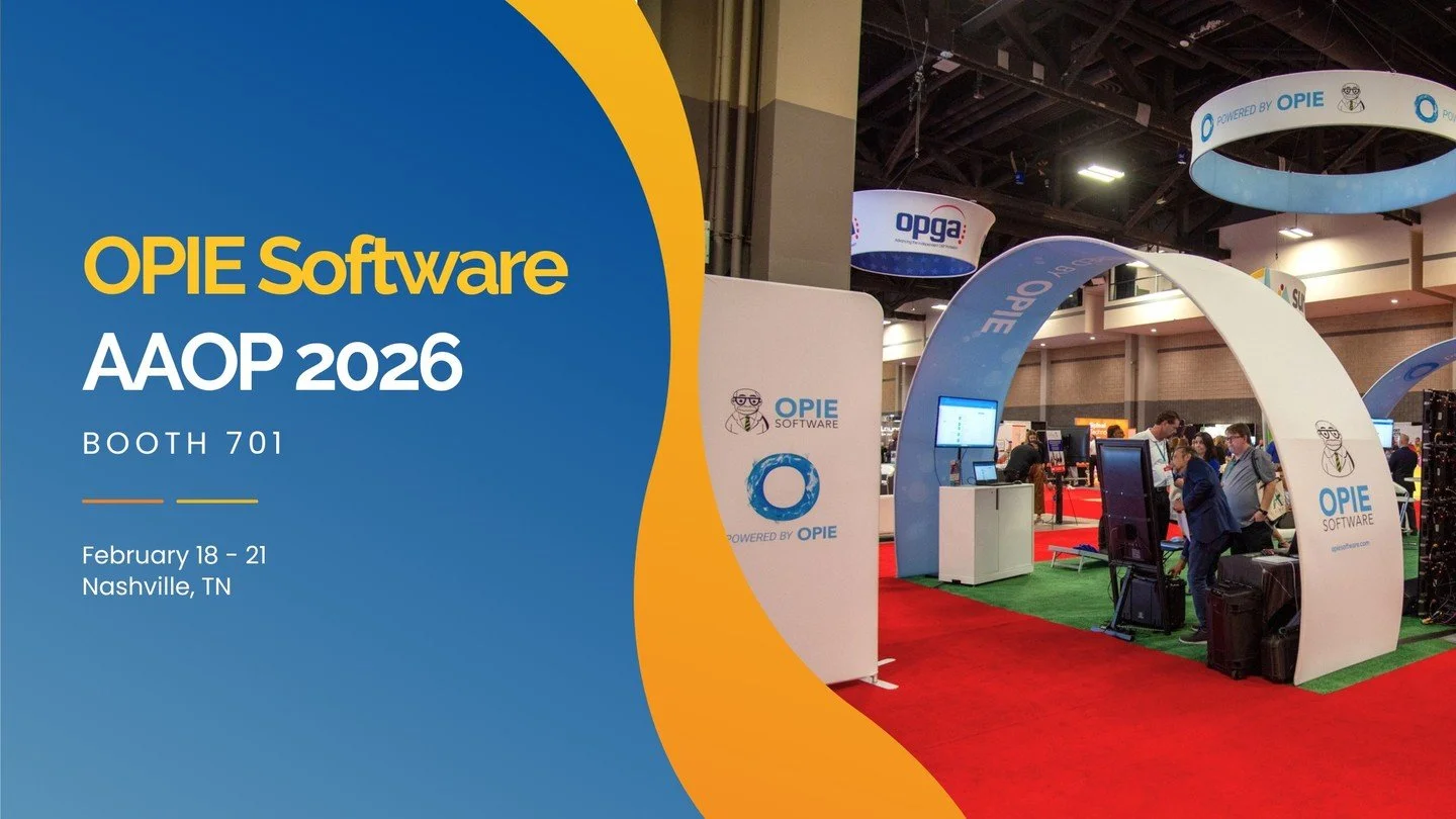📍 We&rsquo;re headed to AAOP 2026 in Nashville!

Come find us at Booth 701 Feb 18&ndash;21 at the Gaylord Opryland Resort &amp; Convention Center. We&rsquo;ll be sharing the latest from OPIE Software and can&rsquo;t wait to connect with the #OandP c