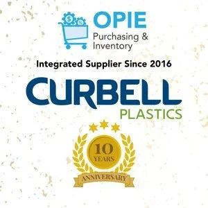 🎉 10 Years with Curbell Plastics in OPIE P&amp;I! 🎉

We&rsquo;re excited to celebrate a decade of partnership with Curbell Plastics as an integrated supplier through OPIE Purchasing &amp; Inventory!

Thank you, Curbell Plastics, for 10 years of col