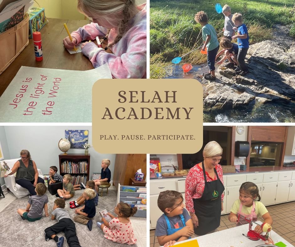 Selah means 'to pause'. At Selah we seek to welcome children into a vibrant, unhurried learning environment where they can discover and thrive at their natural pace.

In one week we will be participating in the Great Community Give. The big day is Ap