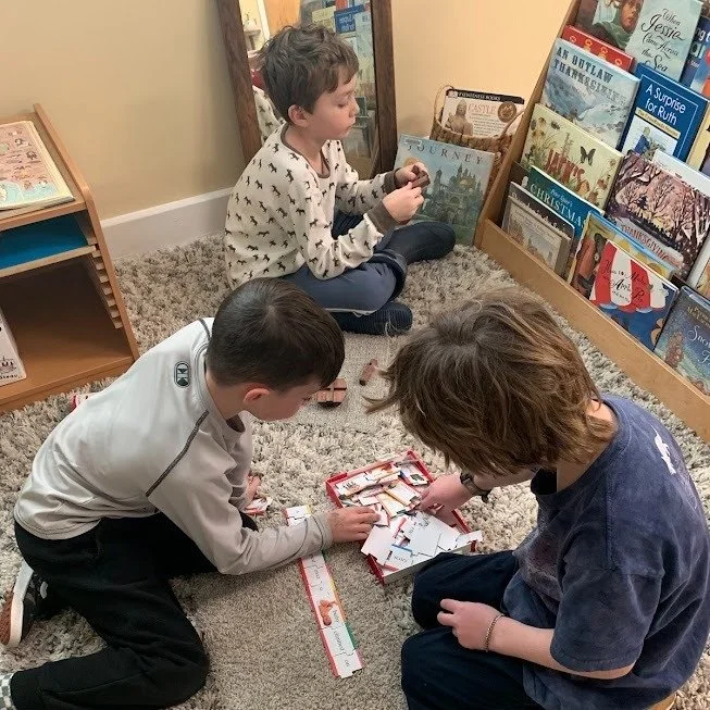 It was so great to be back for a full week of school, even though the outside world is still very icy! We're learning about different countries and this week we focused on France. We've been learning French words and songs, and we made a French dish,