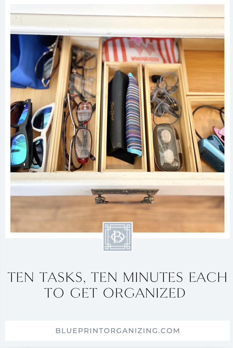 10 Tiny Tasks that Help you Get Organized in 10 minutes or less