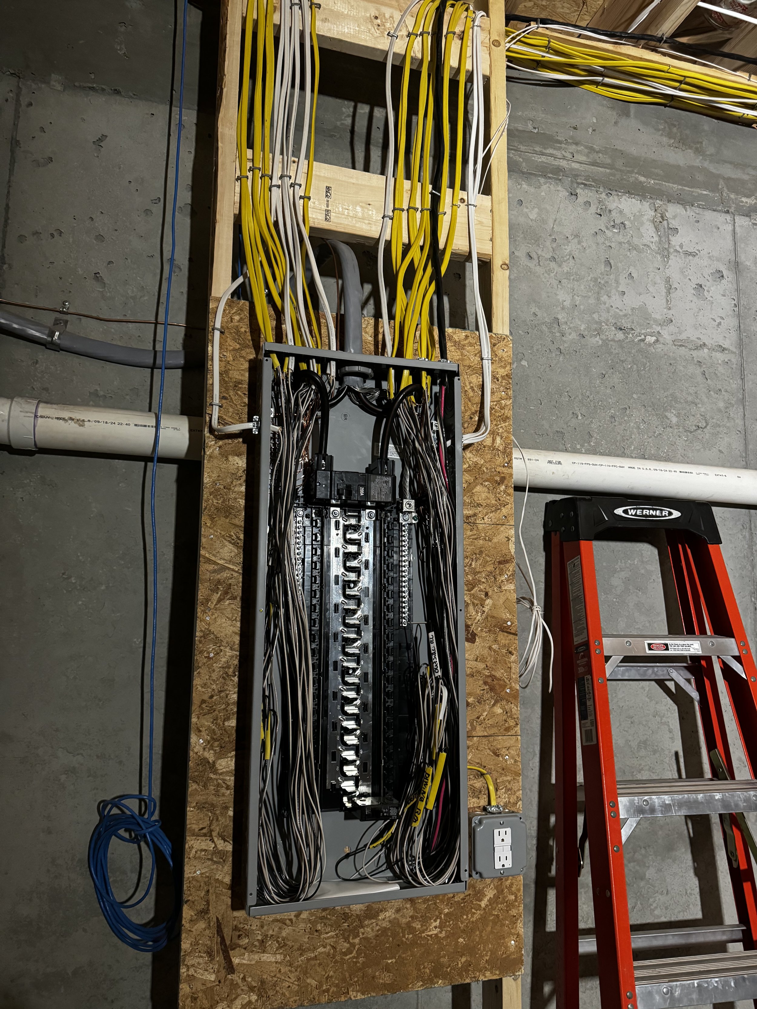 New Construction Panel Install